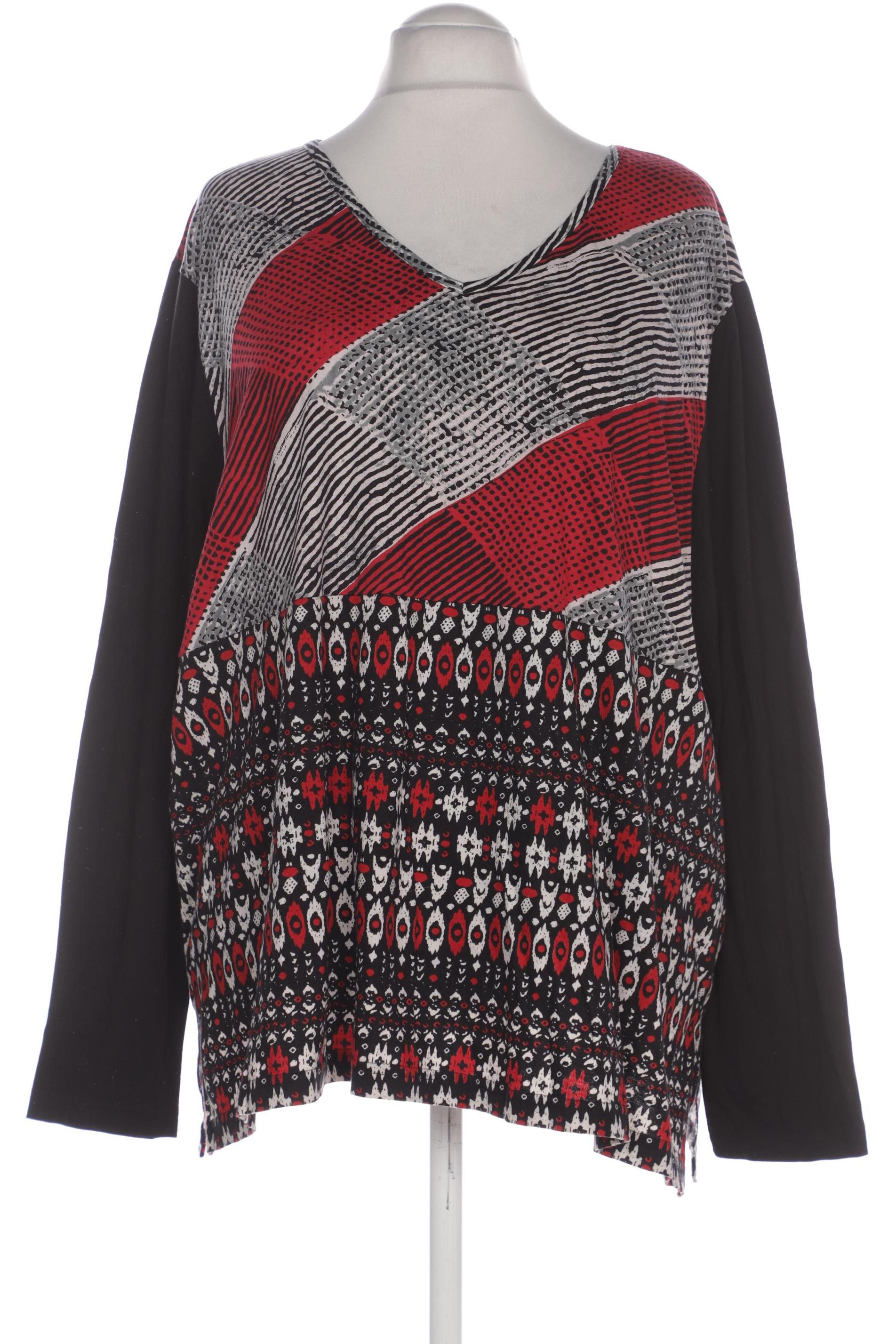

Ulla Popken Damen Langarmshirt, mehrfarbig, Gr. 54