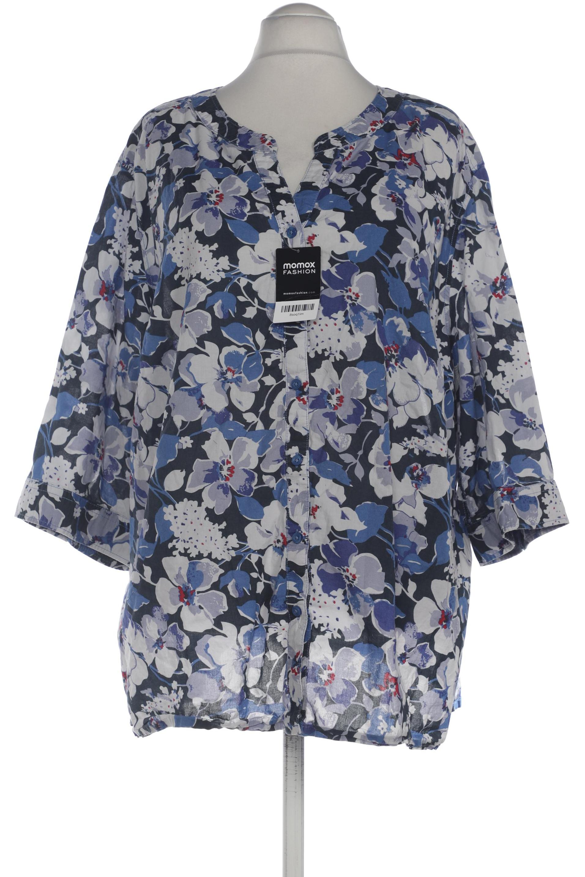 

Ulla Popken Damen Bluse, blau, Gr. 52