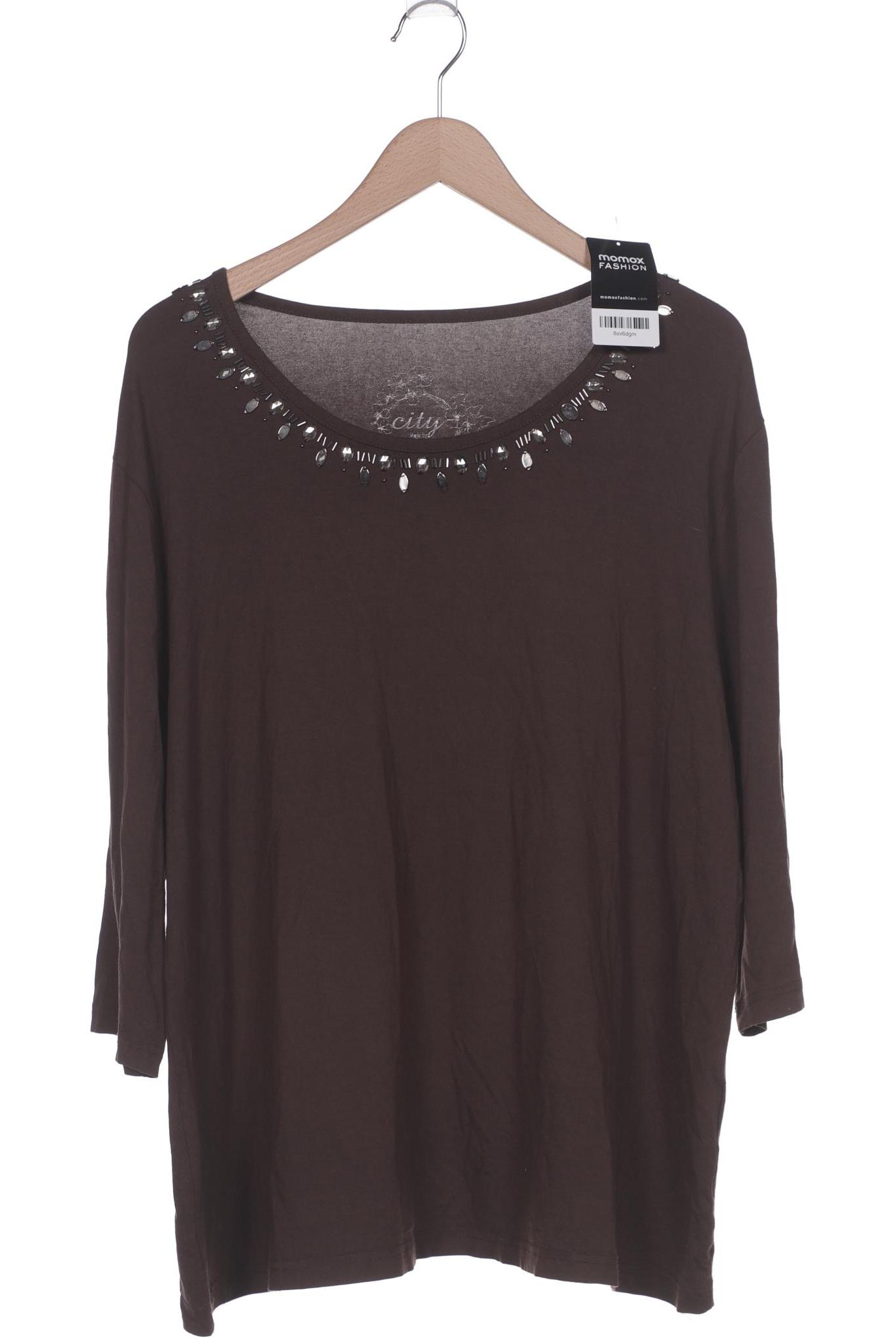 

Ulla Popken Damen T-Shirt, braun, Gr. 50