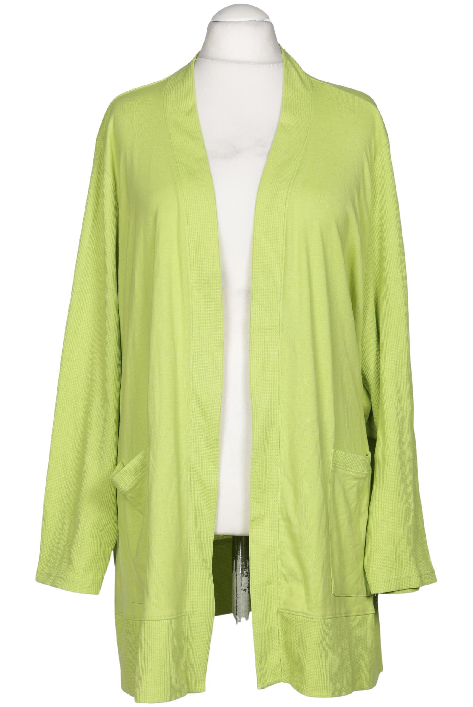 

Ulla Popken Damen Strickjacke, hellgrün, Gr. 58