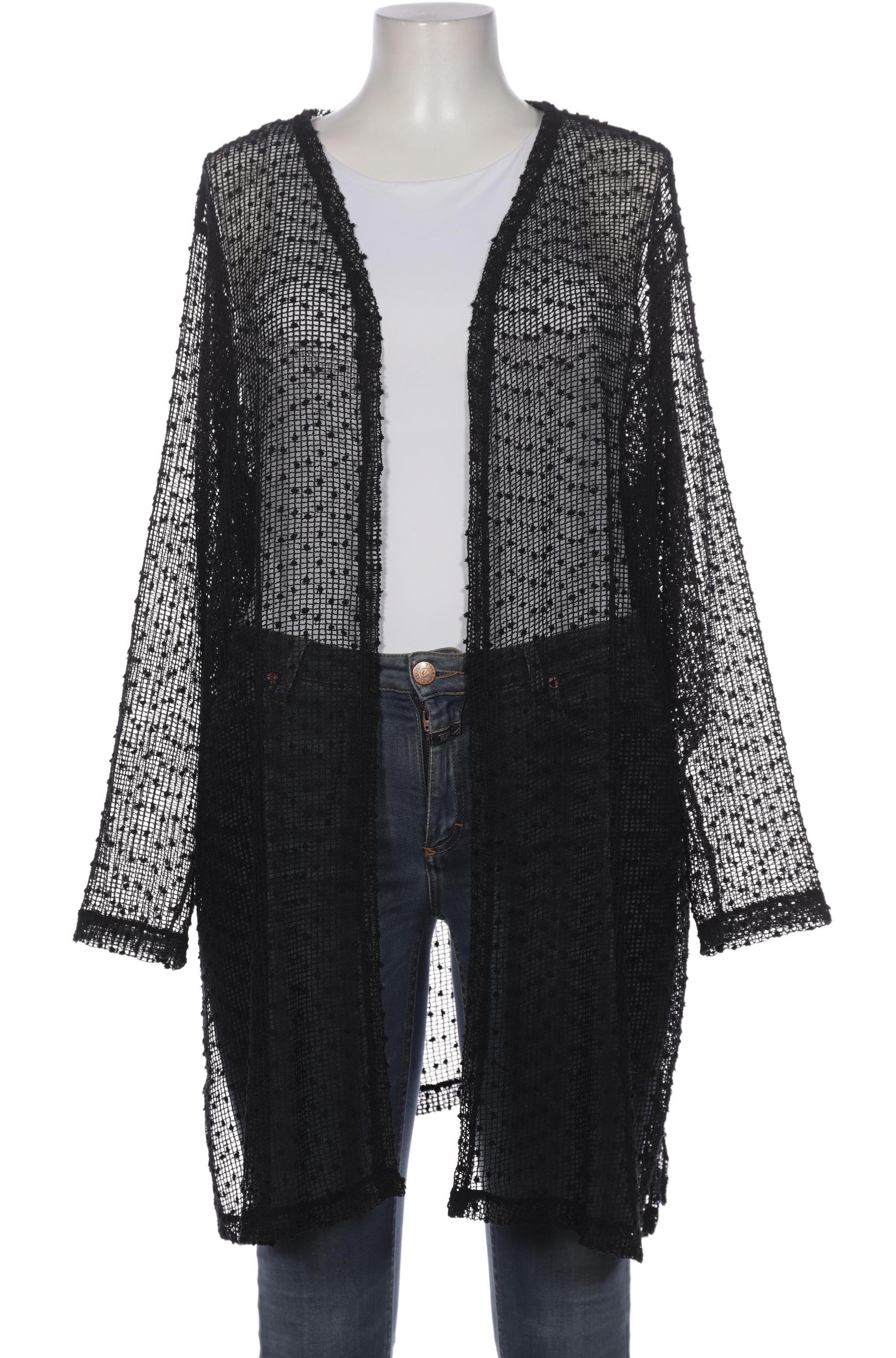 

Ulla Popken Damen Strickjacke, schwarz, Gr. 50