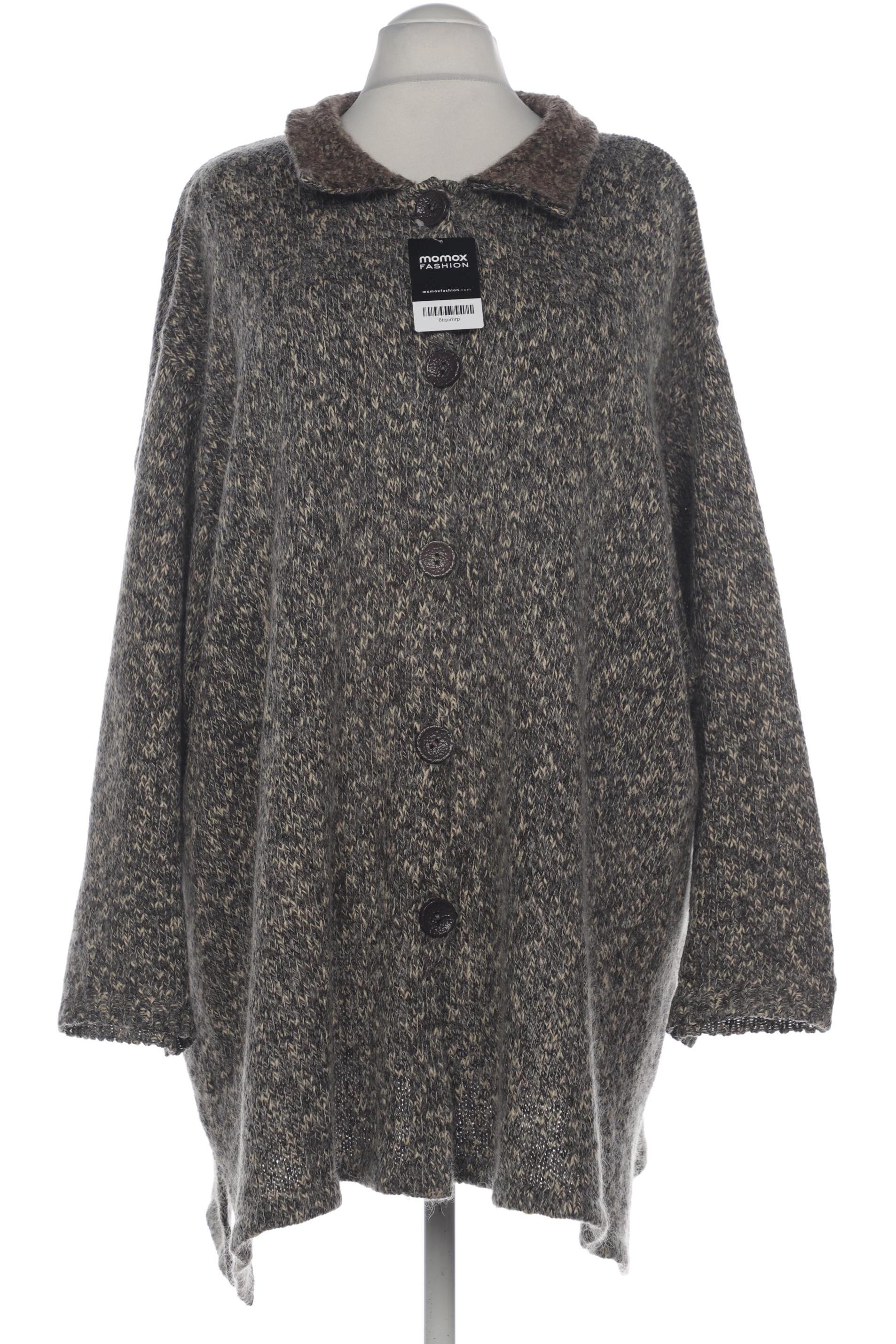 

Ulla Popken Damen Strickjacke, grau, Gr. 58