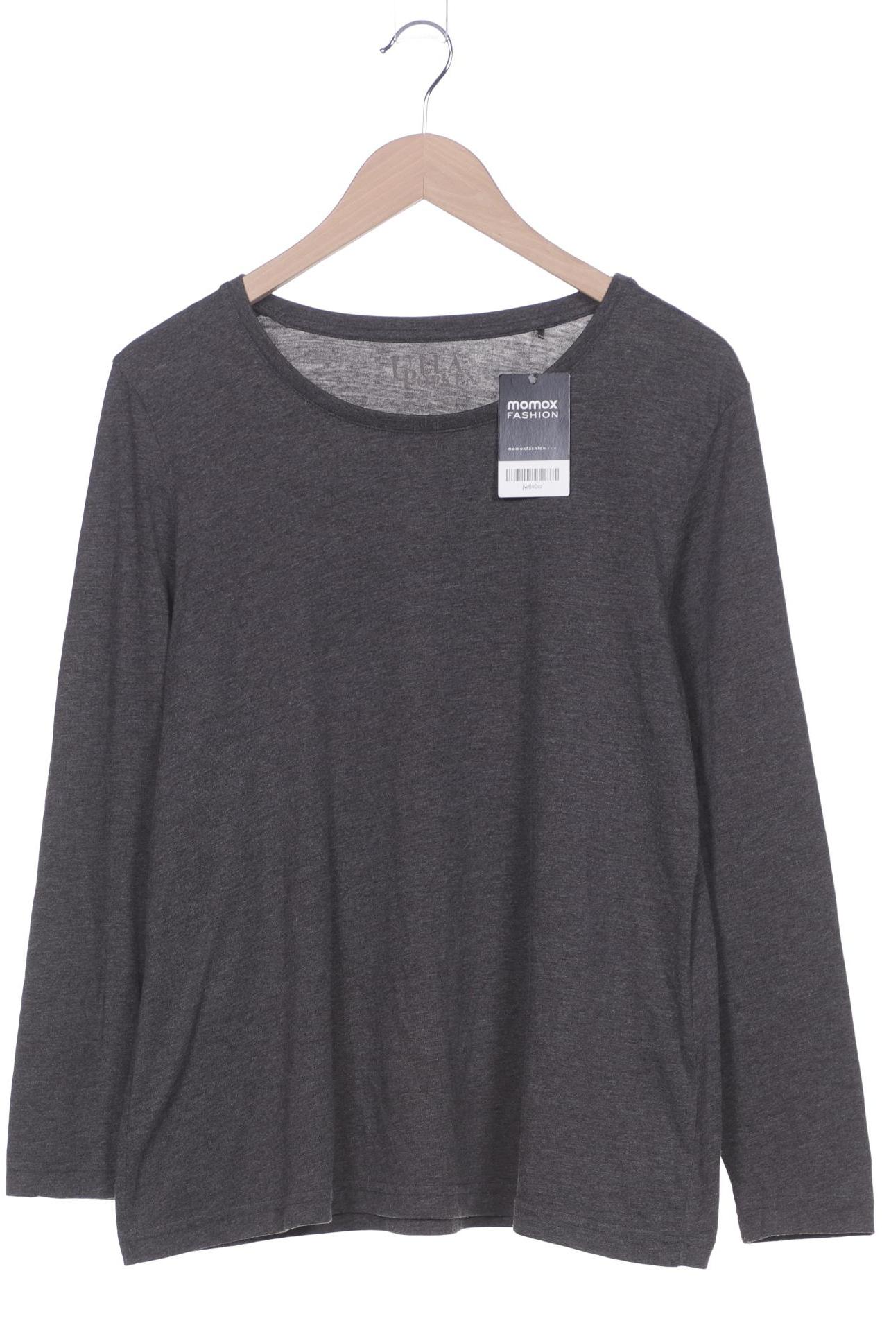 

Ulla Popken Damen Langarmshirt, grau, Gr. 42
