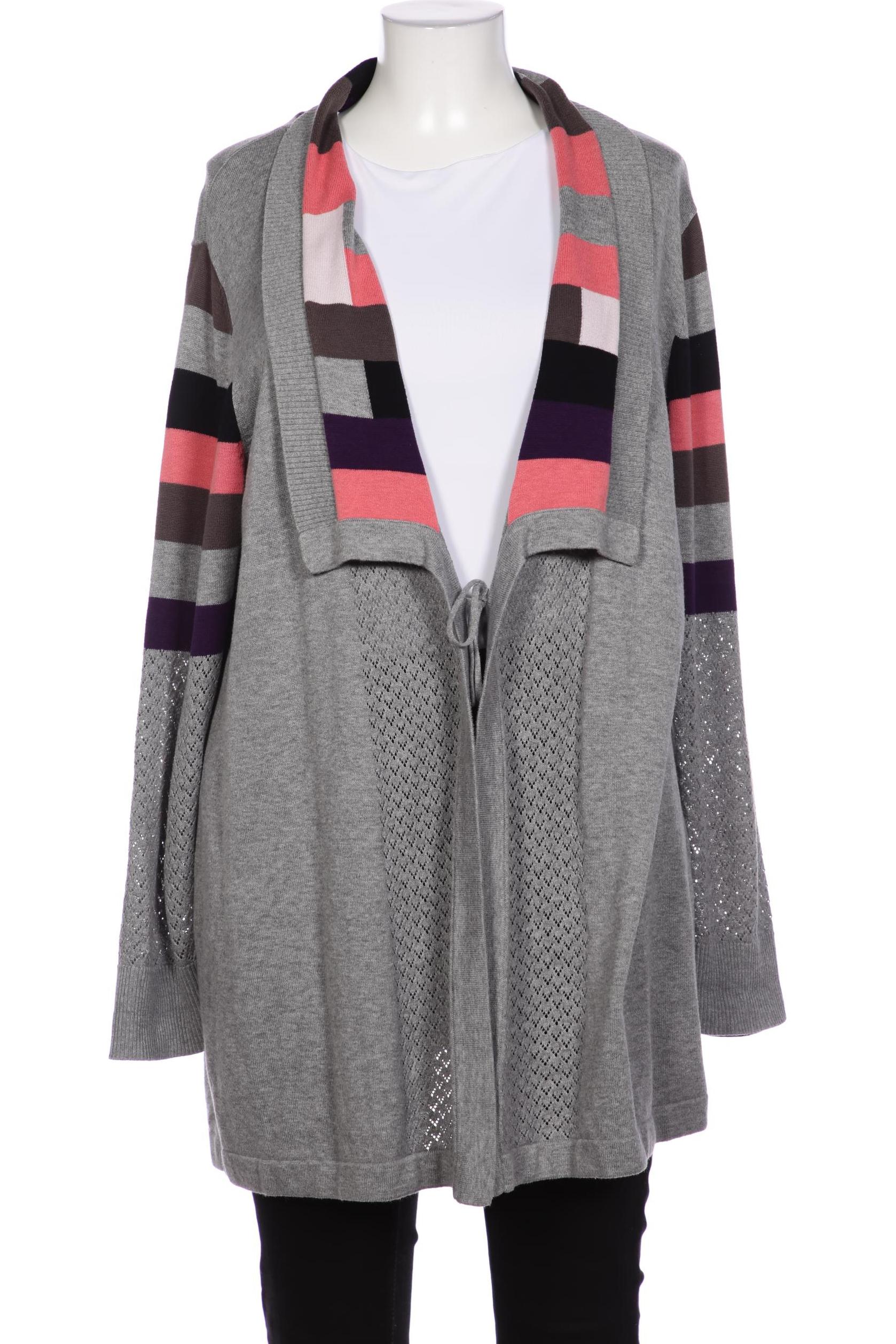

Ulla Popken Damen Strickjacke, grau, Gr. 46