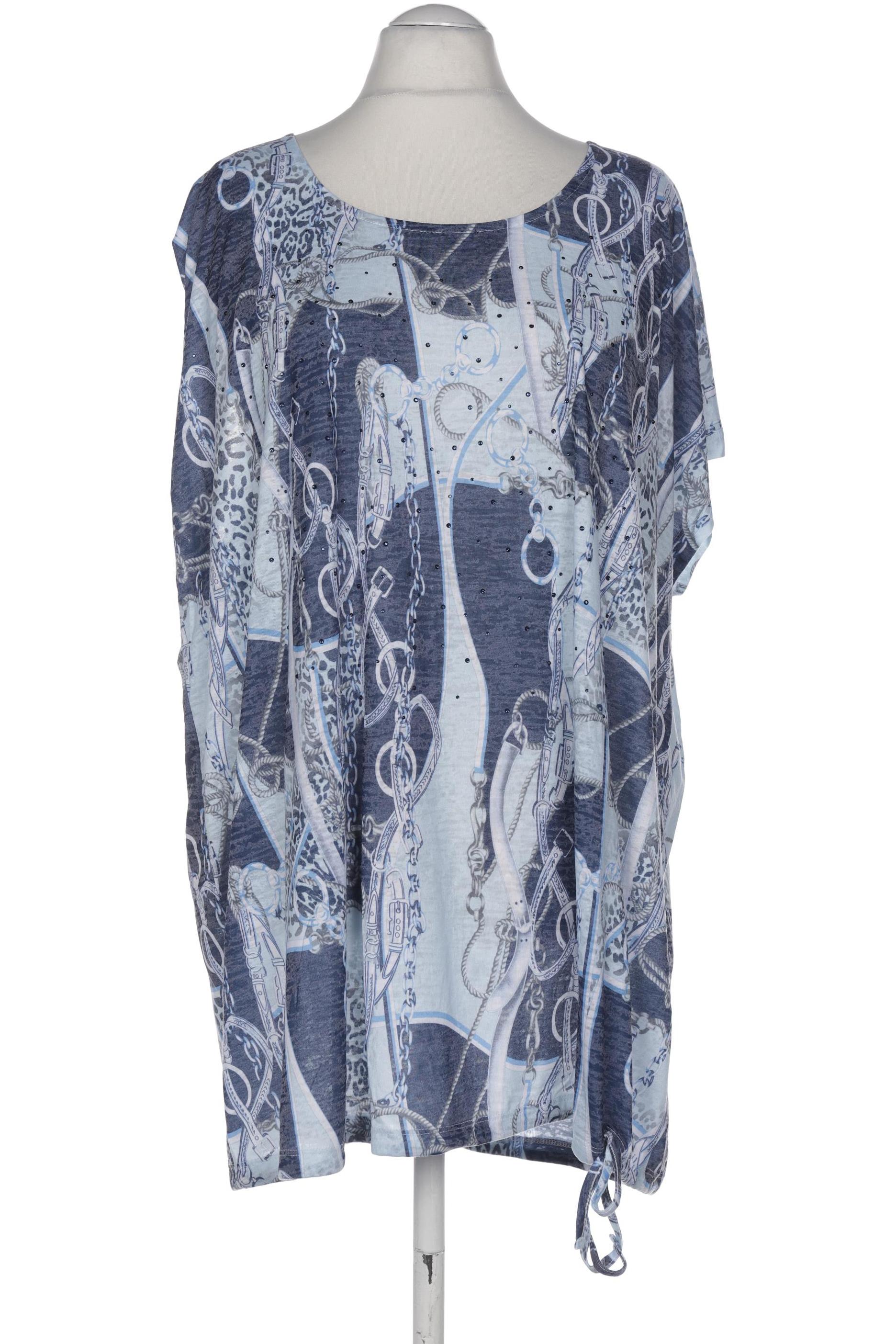 

Ulla Popken Damen T-Shirt, blau, Gr. 52