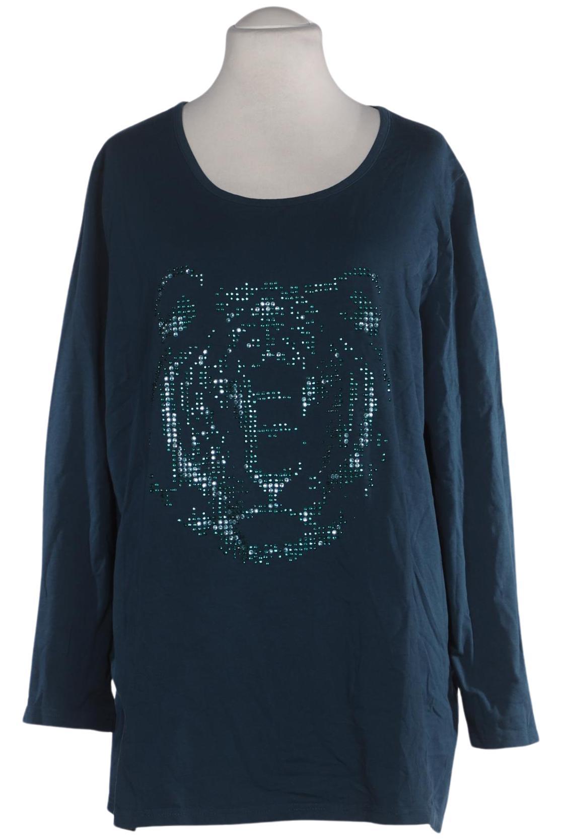 

Ulla Popken Damen Langarmshirt, marineblau, Gr. 54