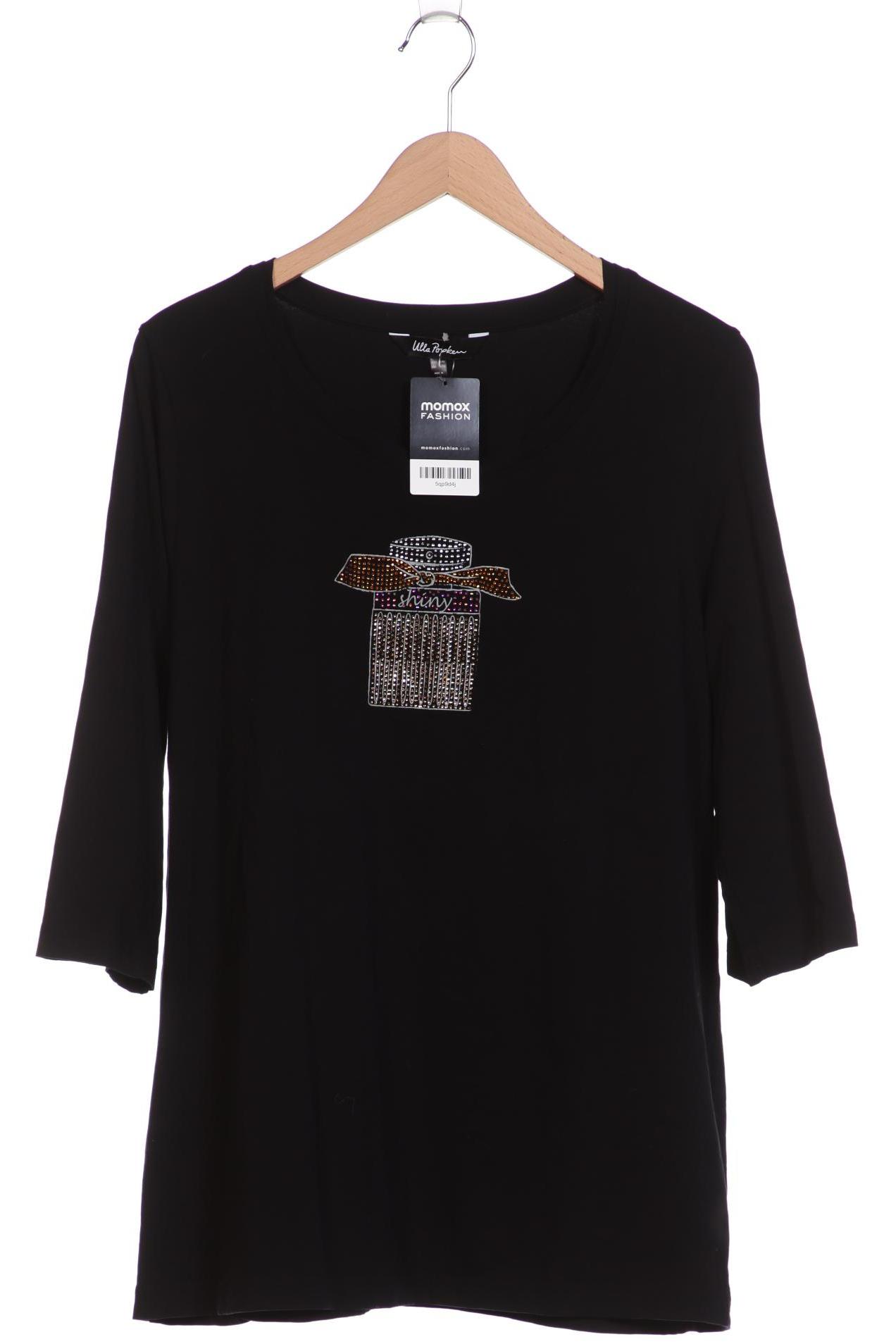 

Ulla Popken Damen Langarmshirt, schwarz, Gr. 46
