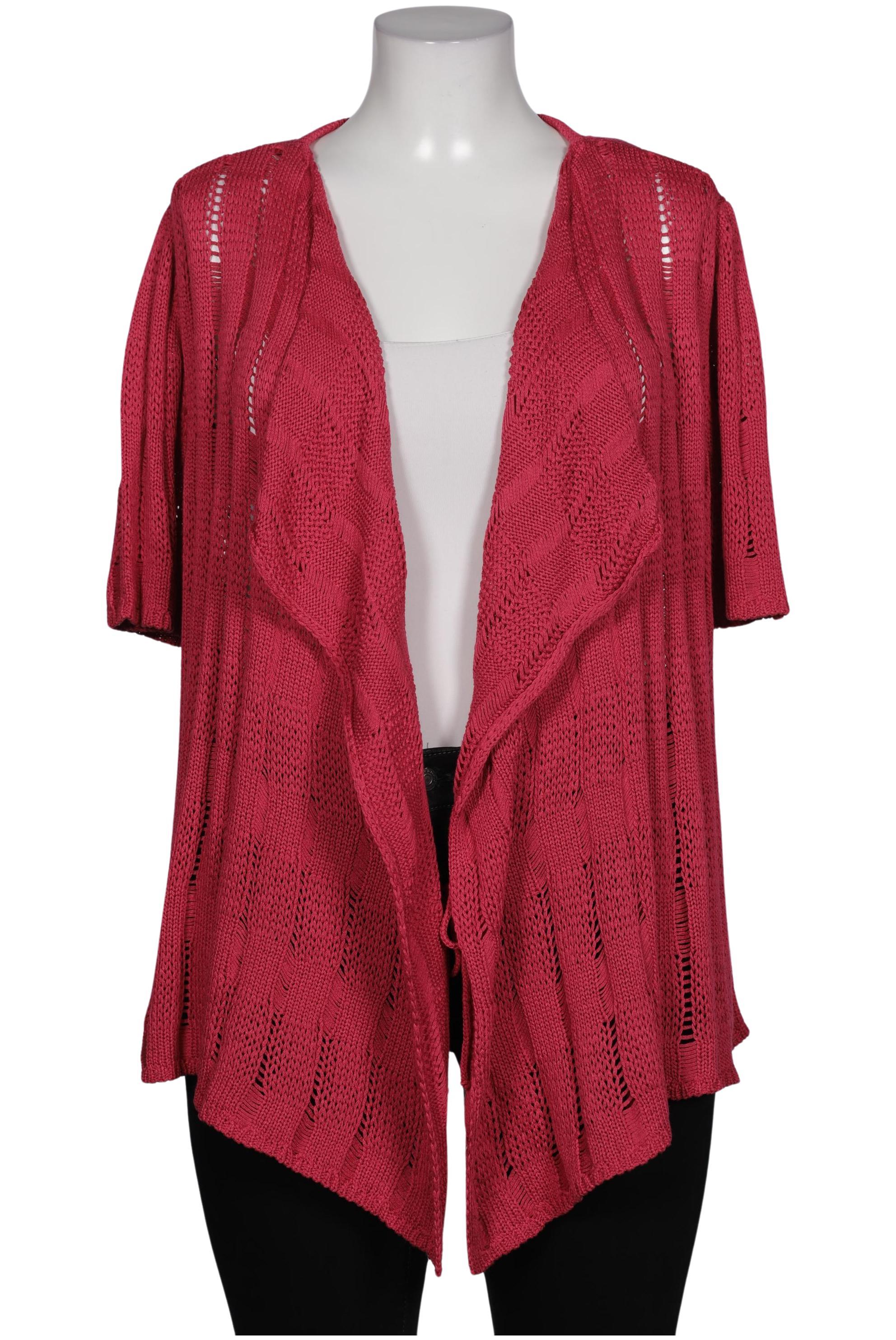 

Ulla Popken Damen Strickjacke, pink, Gr. 46
