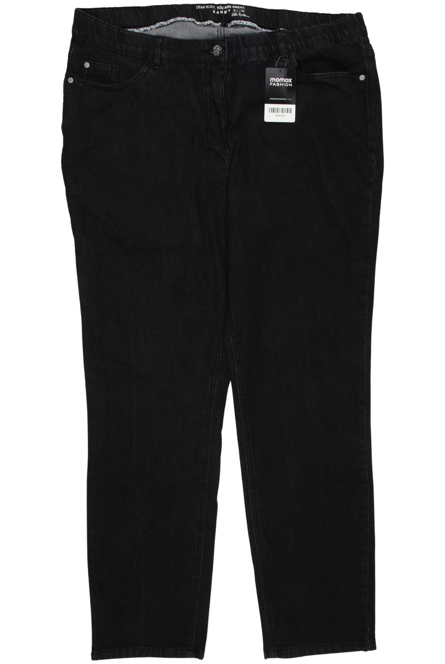

Ulla Popken Damen Jeans, schwarz, Gr. 100