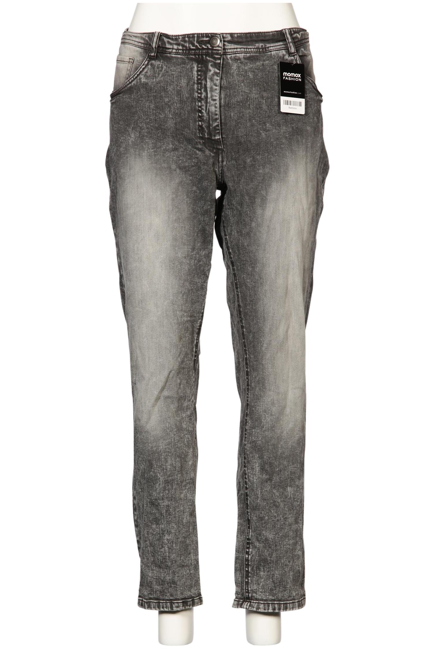 

Ulla Popken Damen Jeans, grau, Gr. 48