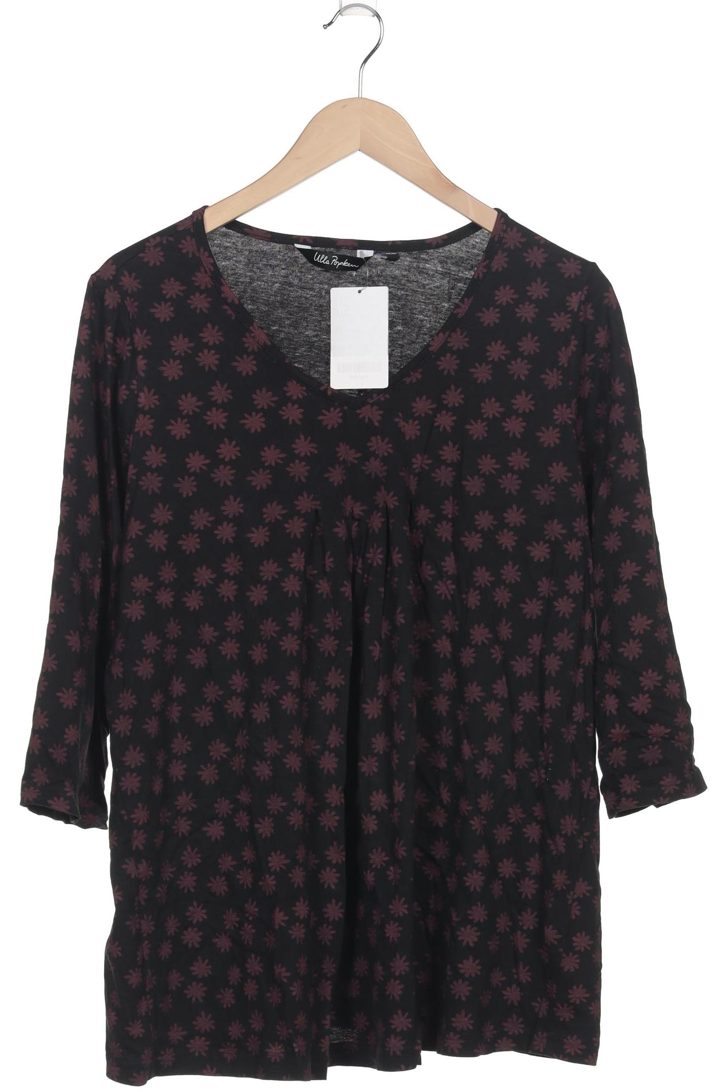 

Ulla Popken Damen Langarmshirt, schwarz, Gr. 46