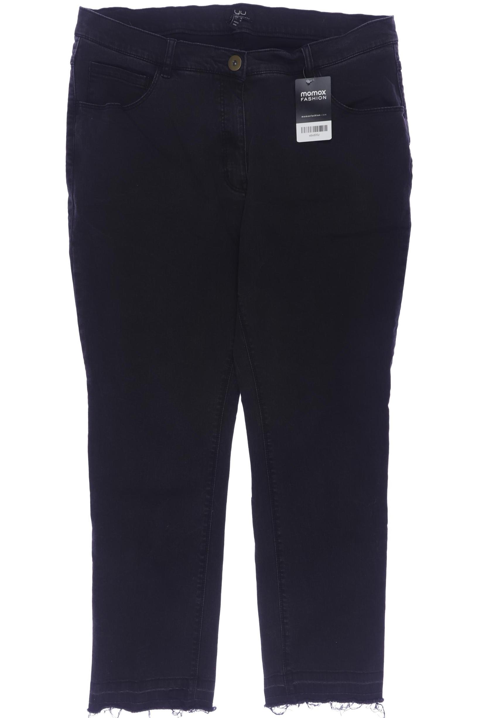 

Ulla Popken Damen Jeans, schwarz, Gr. 48