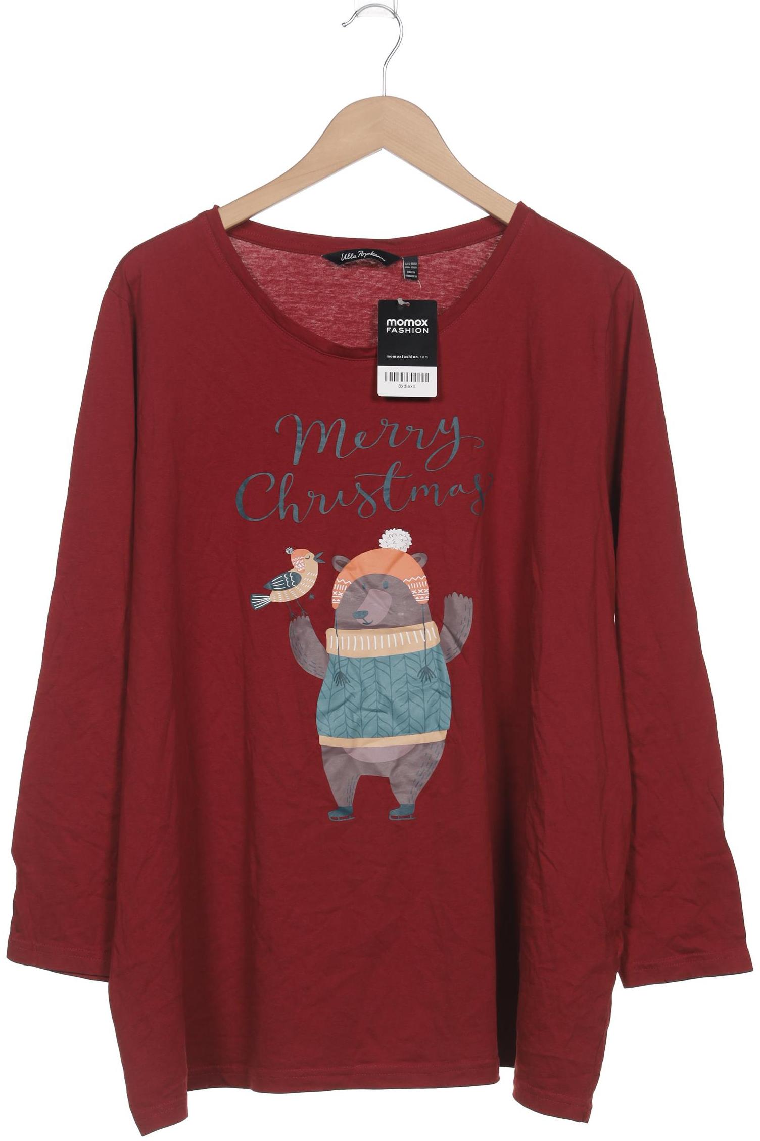 

Ulla Popken Damen Langarmshirt, rot, Gr. 50