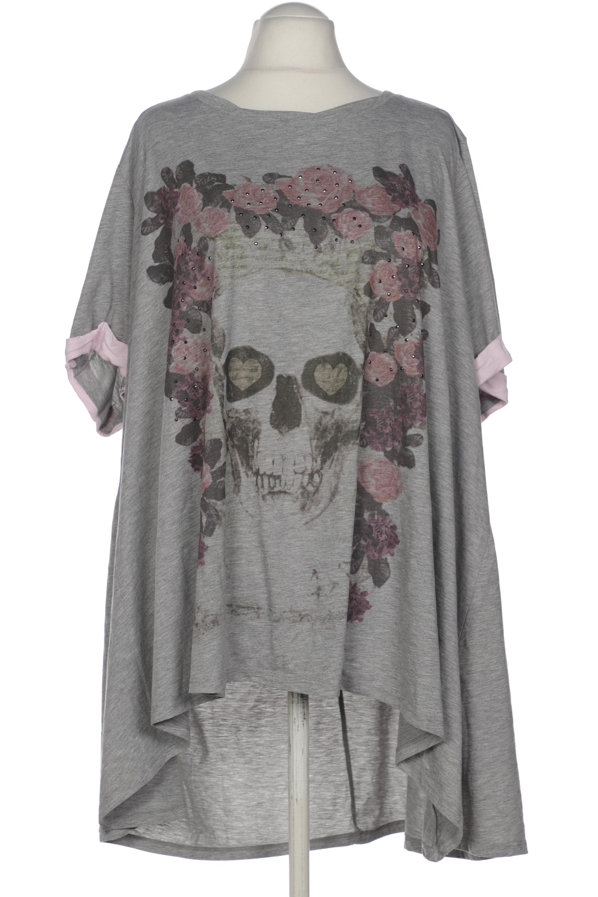 

Ulla Popken Damen T-Shirt, grau, Gr. 62