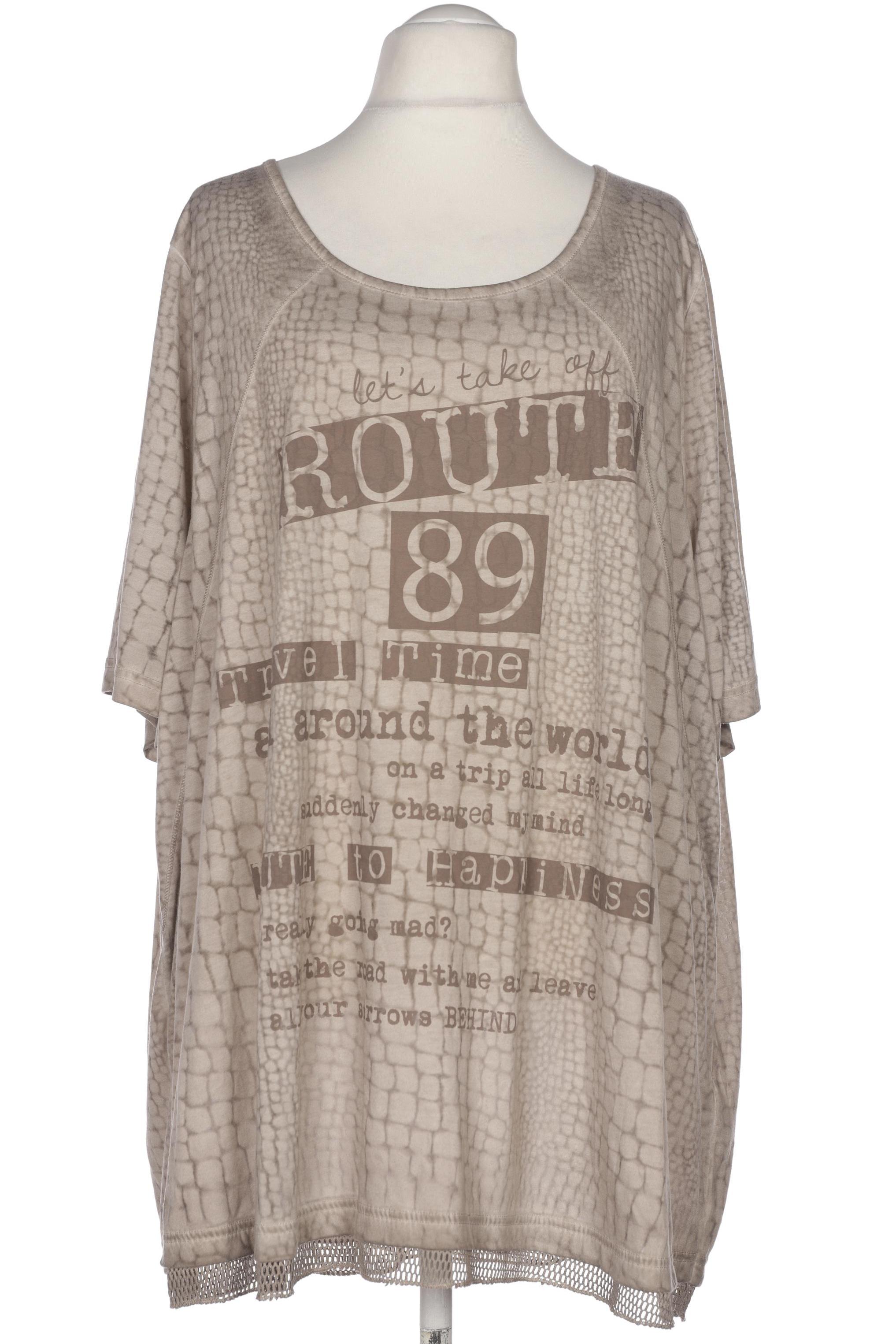 

Ulla Popken Damen T-Shirt, beige, Gr. 28