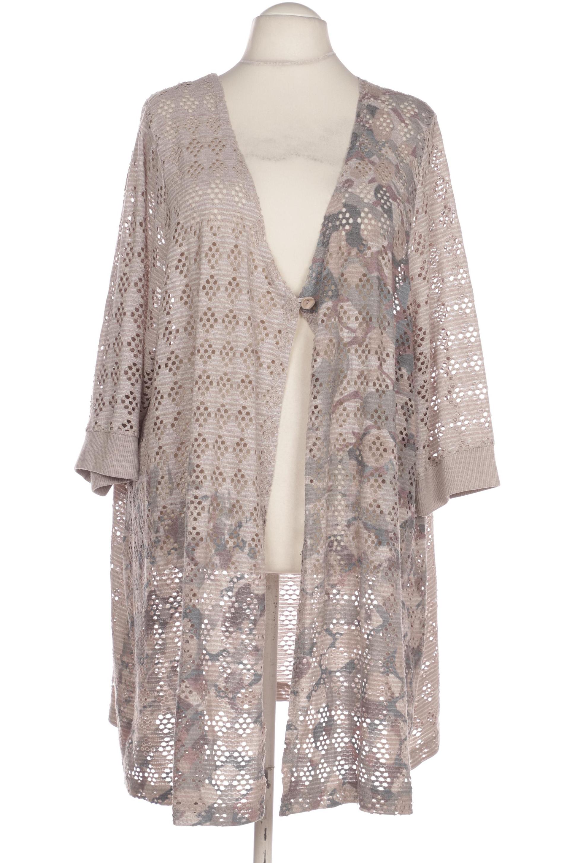 

Ulla Popken Damen Strickjacke, grau, Gr. 56