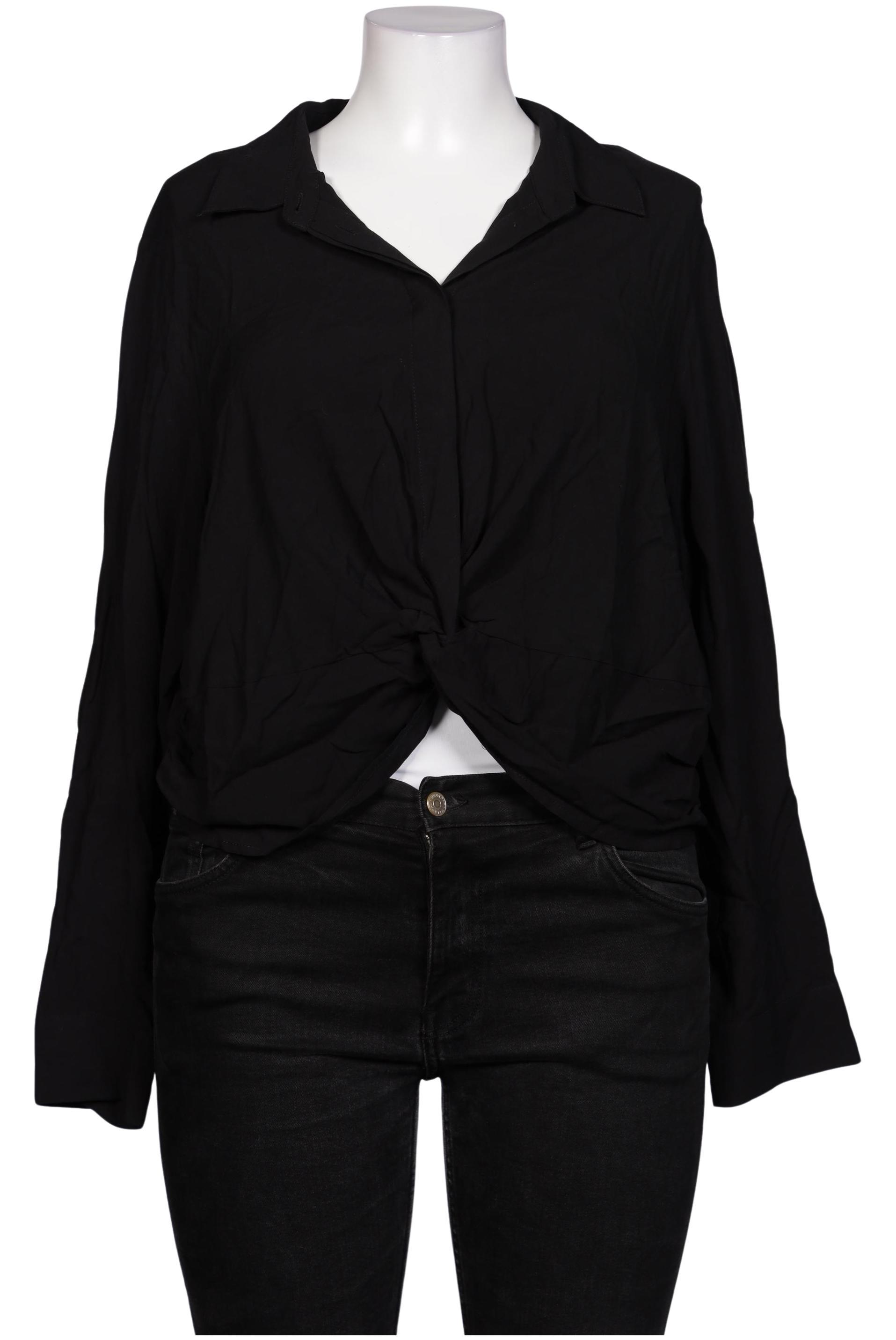 

Ulla Popken Damen Bluse, schwarz, Gr. 46