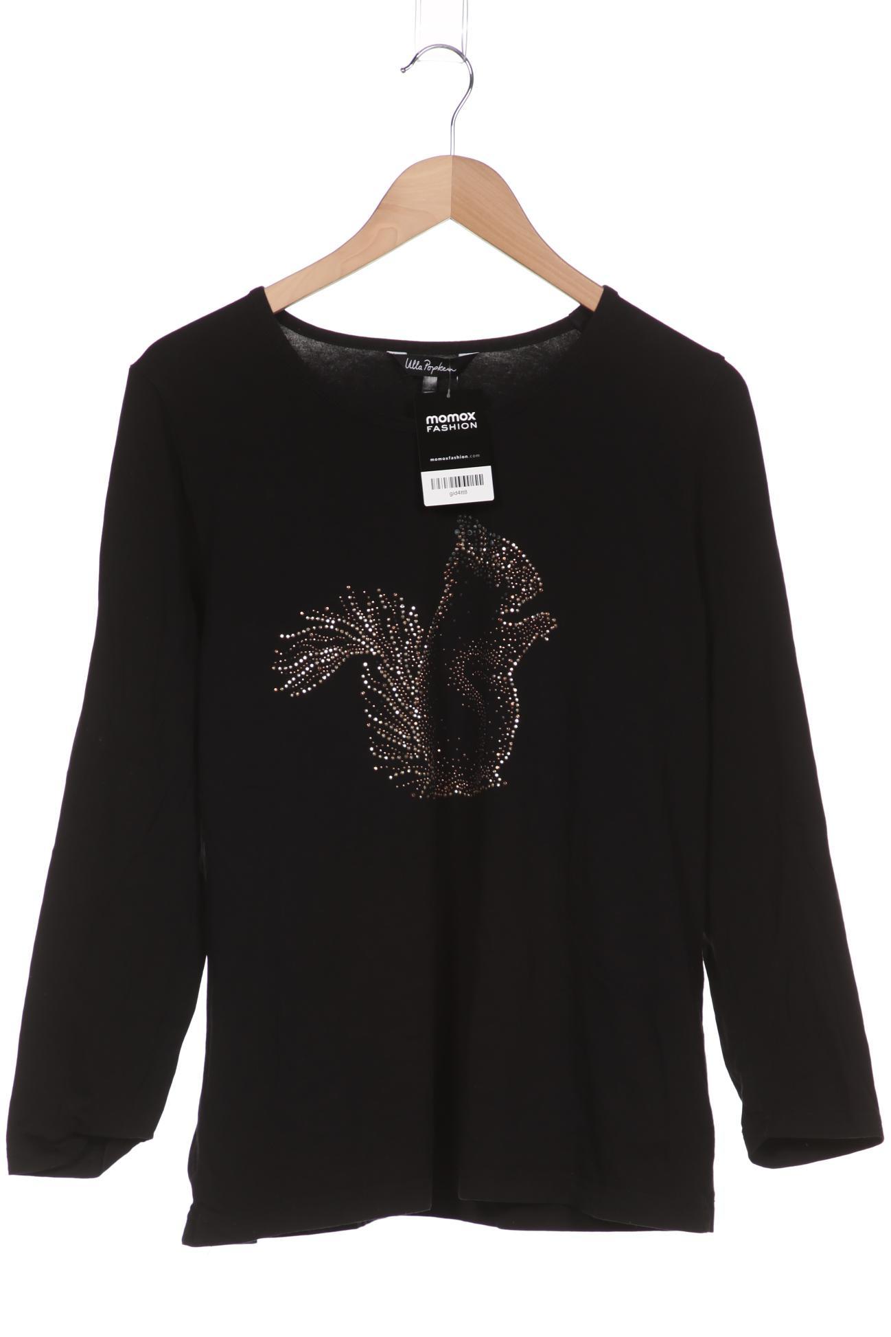 

Ulla Popken Damen Langarmshirt, schwarz, Gr. 42