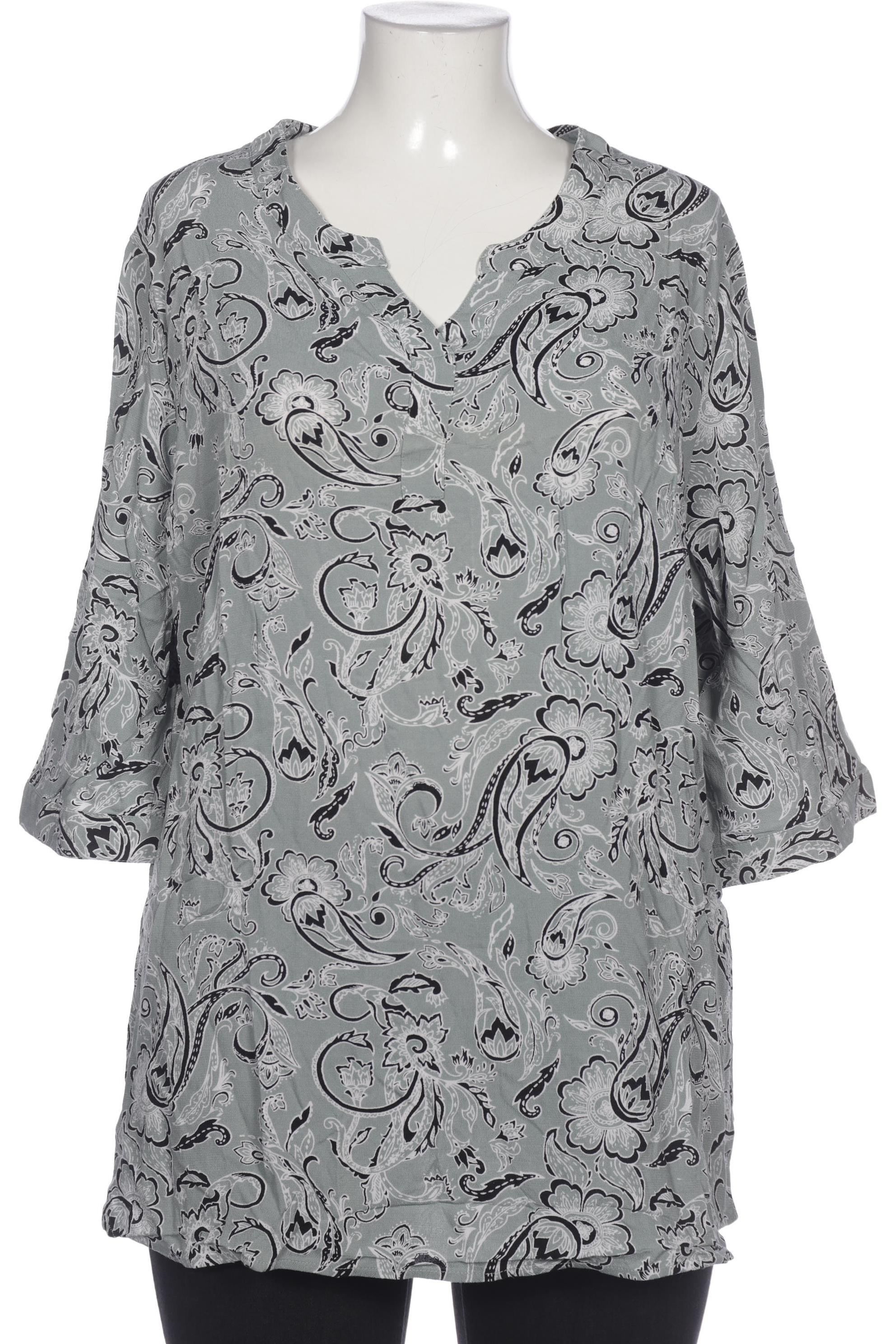 

Ulla Popken Damen Bluse, grau, Gr. 50