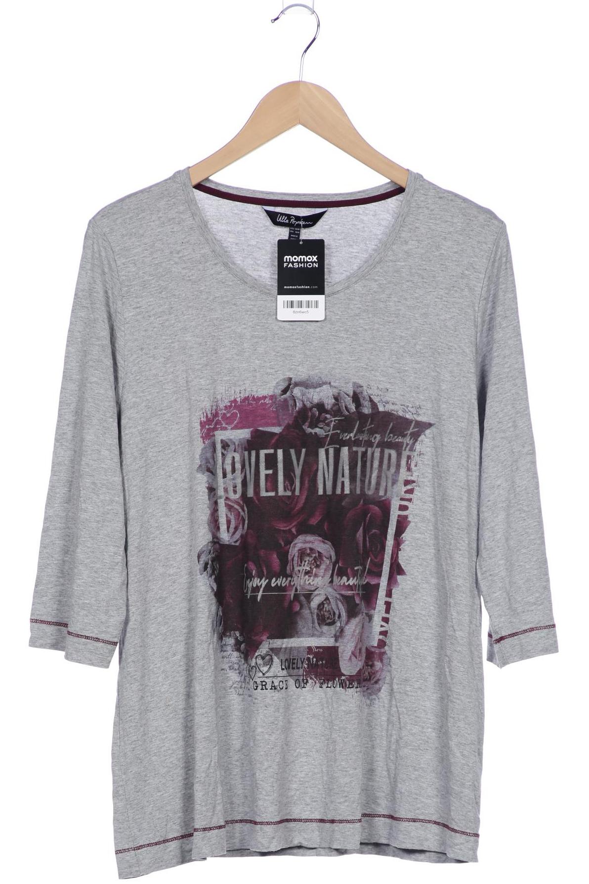 

Ulla Popken Damen T-Shirt, grau, Gr. 46