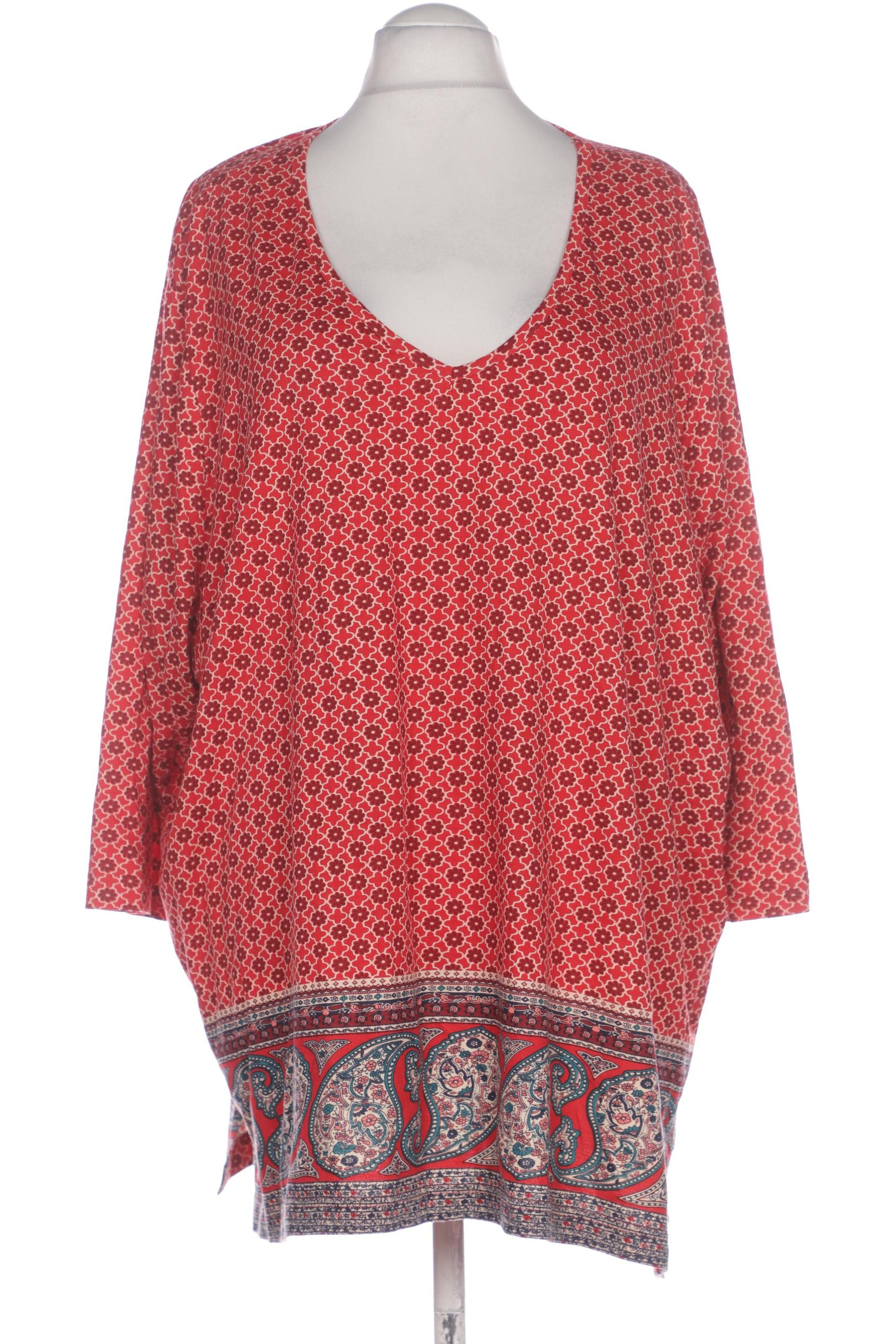 

Ulla Popken Damen Langarmshirt, rot, Gr. 58