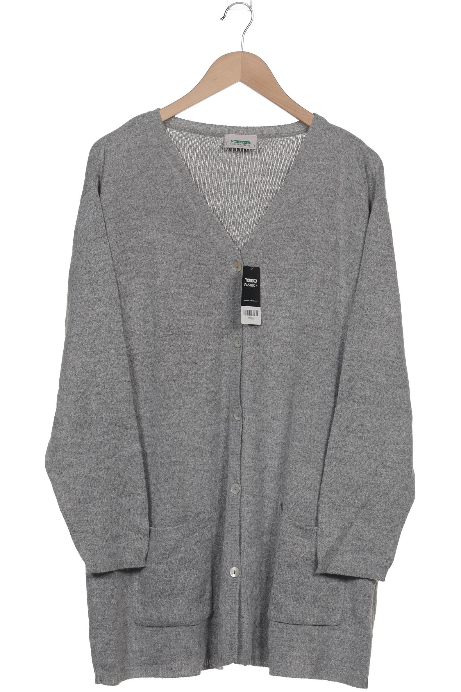 

Ulla Popken Damen Strickjacke, grau, Gr. 46