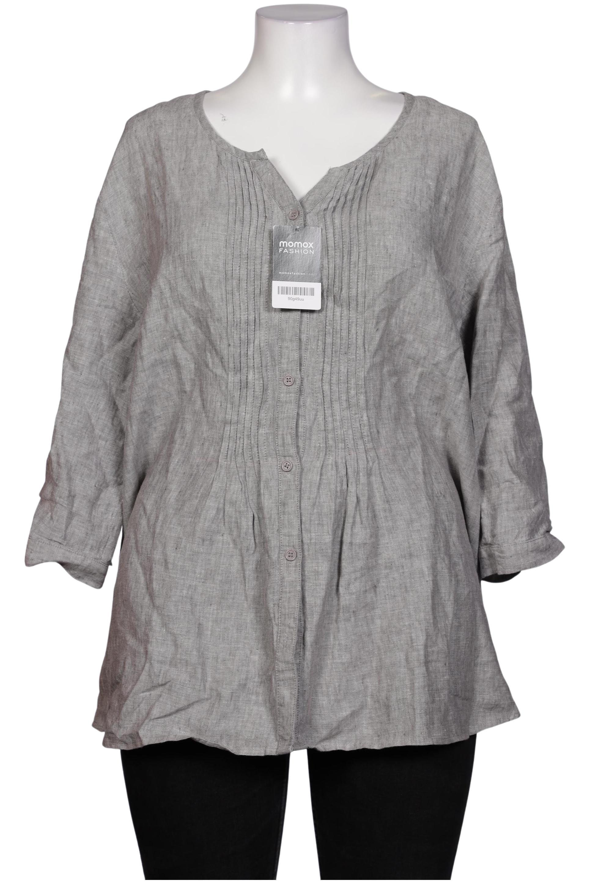 

Ulla Popken Damen Bluse, grau, Gr. 46