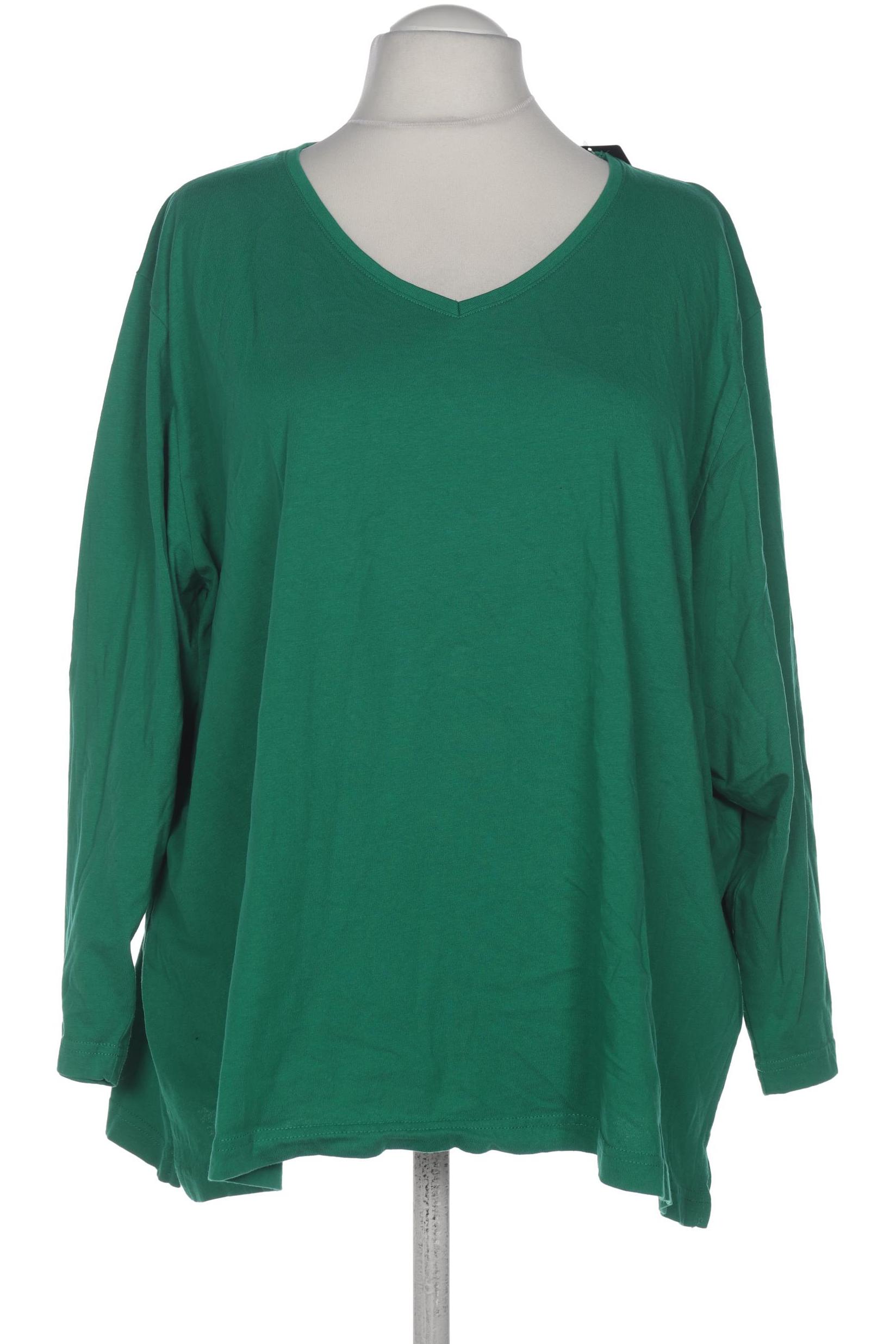 

Ulla Popken Damen Langarmshirt, grün, Gr. 54