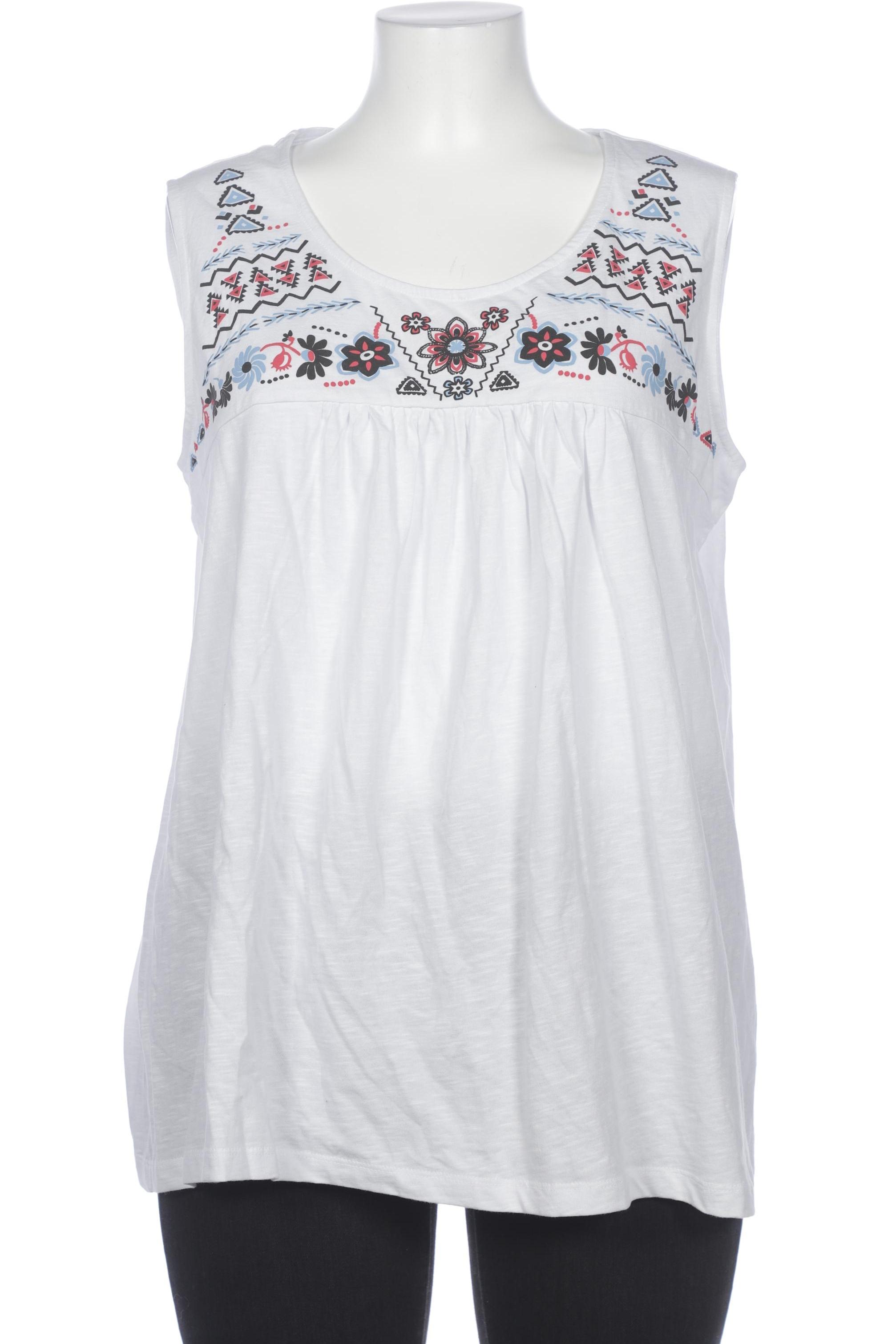 

Ulla Popken Damen Top, weiß, Gr. 46