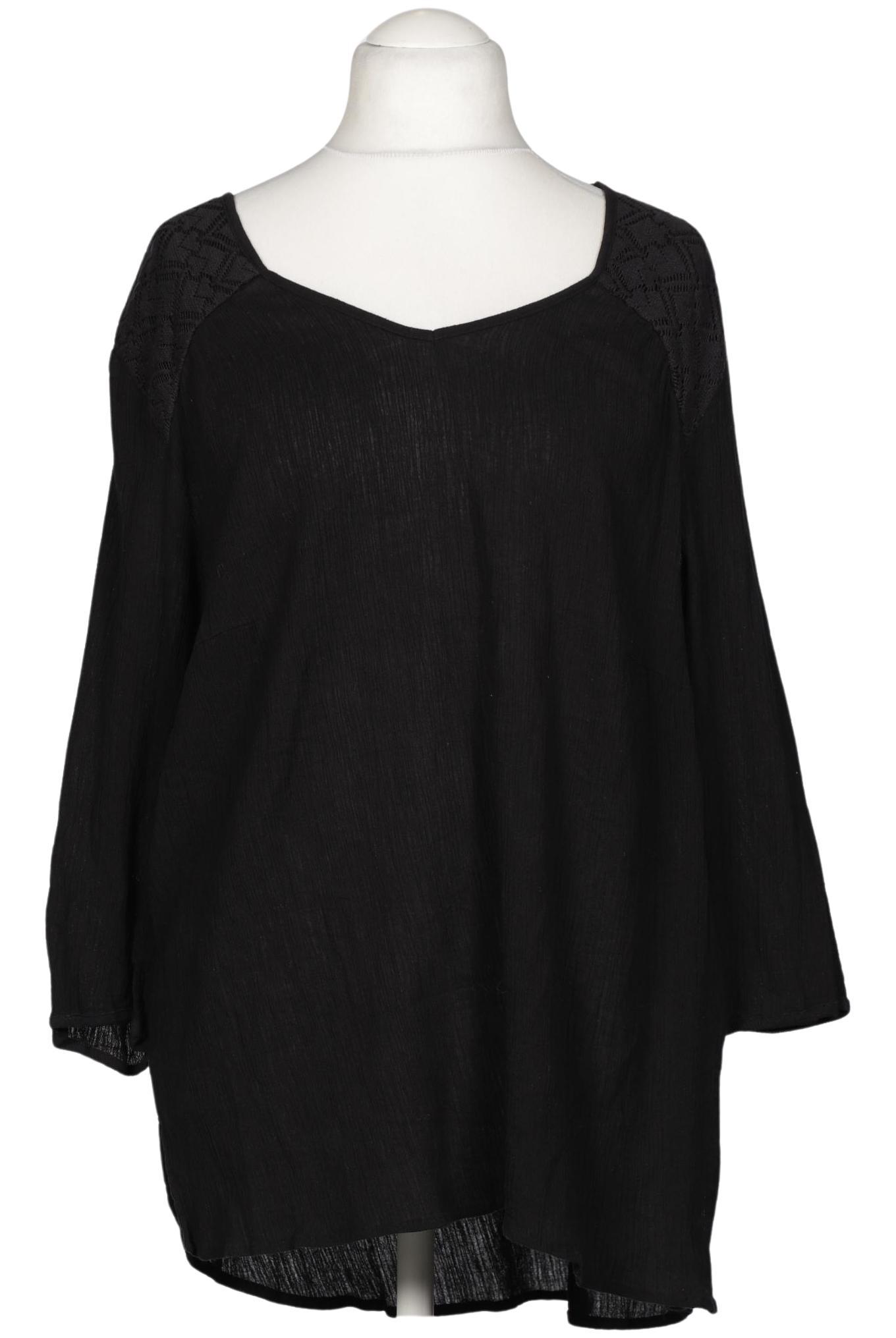 

Ulla Popken Damen Bluse, schwarz, Gr. 48