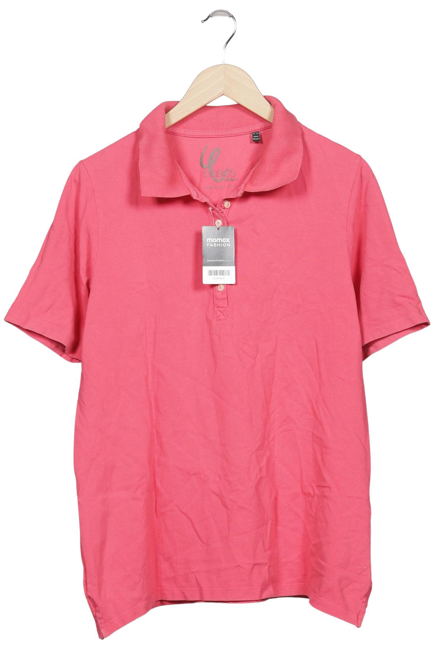 

Ulla Popken Damen Poloshirt, pink, Gr. 42