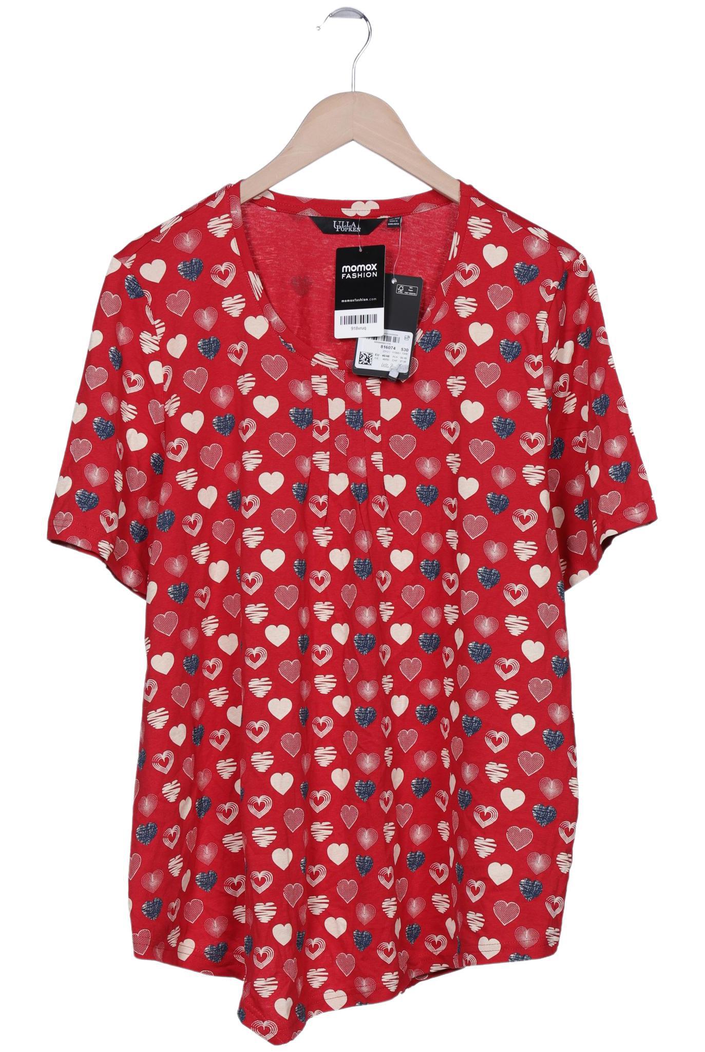 

Ulla Popken Damen T-Shirt, rot, Gr. 46