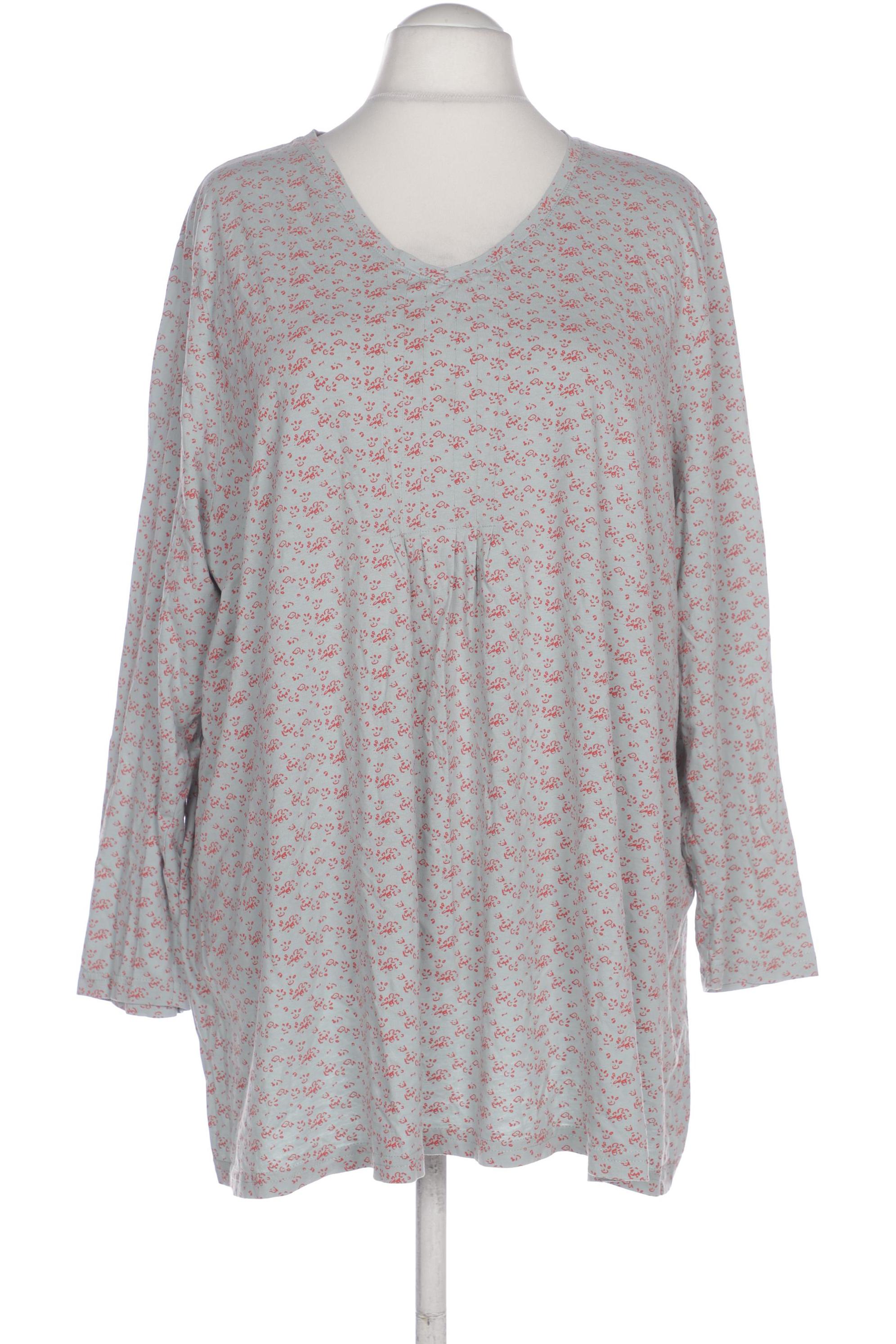 

Ulla Popken Damen Langarmshirt, türkis, Gr. 54