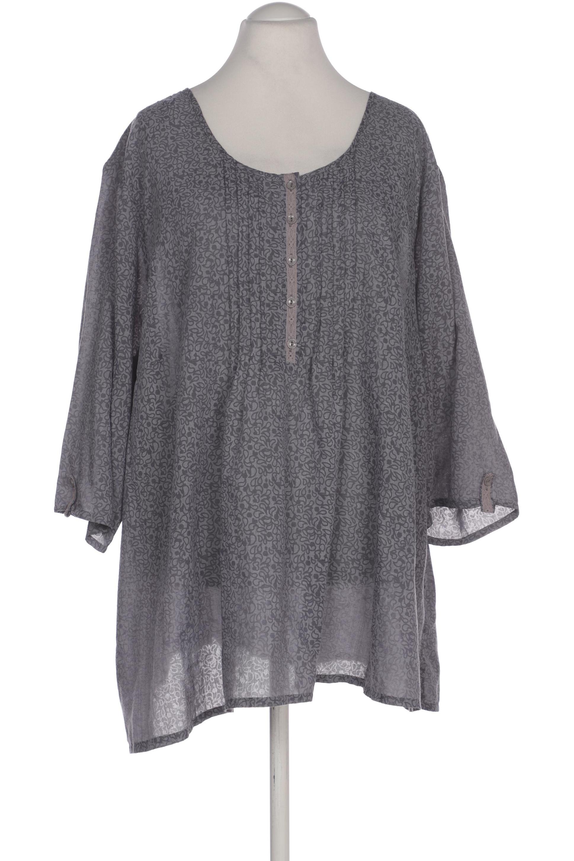 

Ulla Popken Damen Bluse, grau, Gr. 54