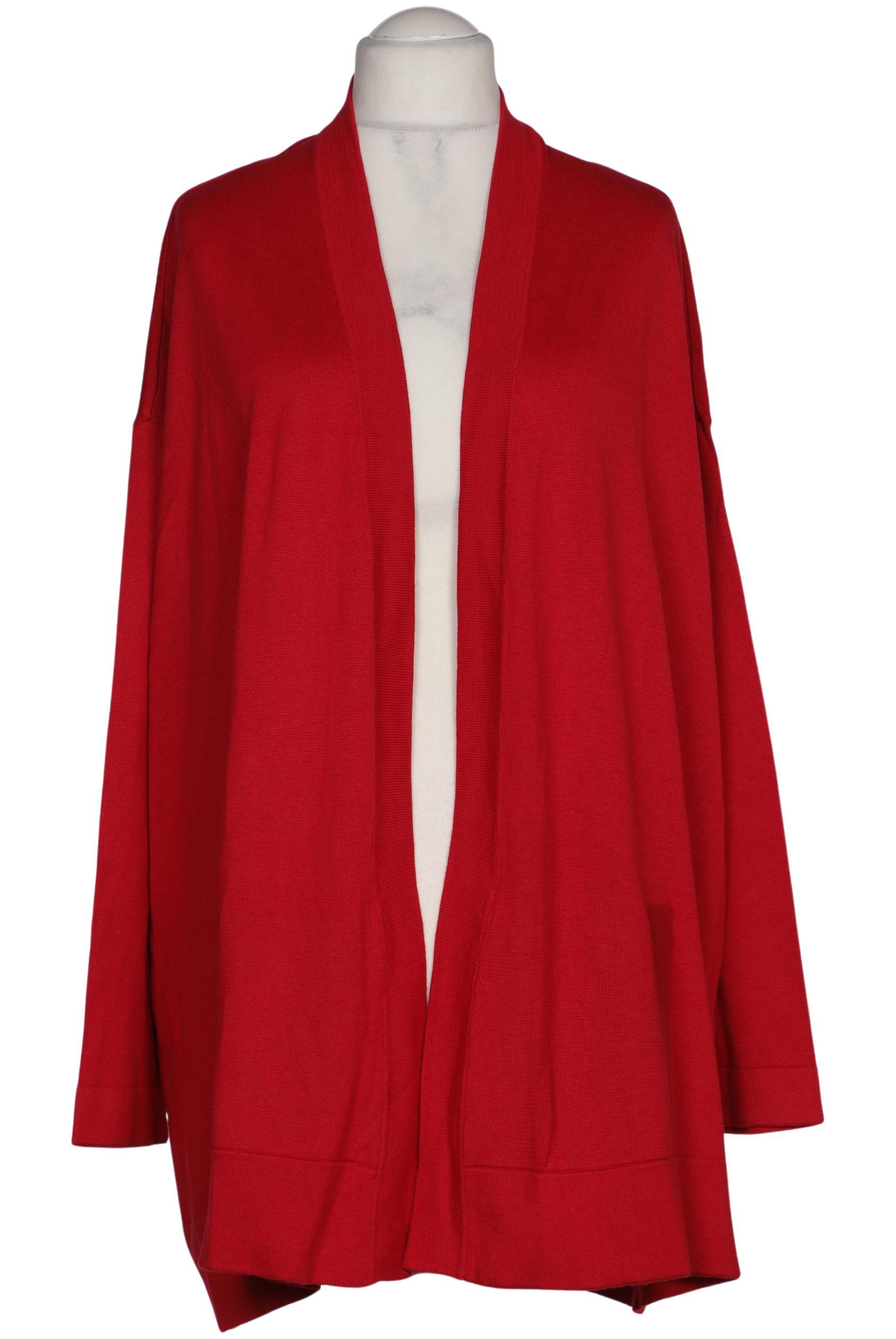 

Ulla Popken Damen Strickjacke, rot, Gr. 54