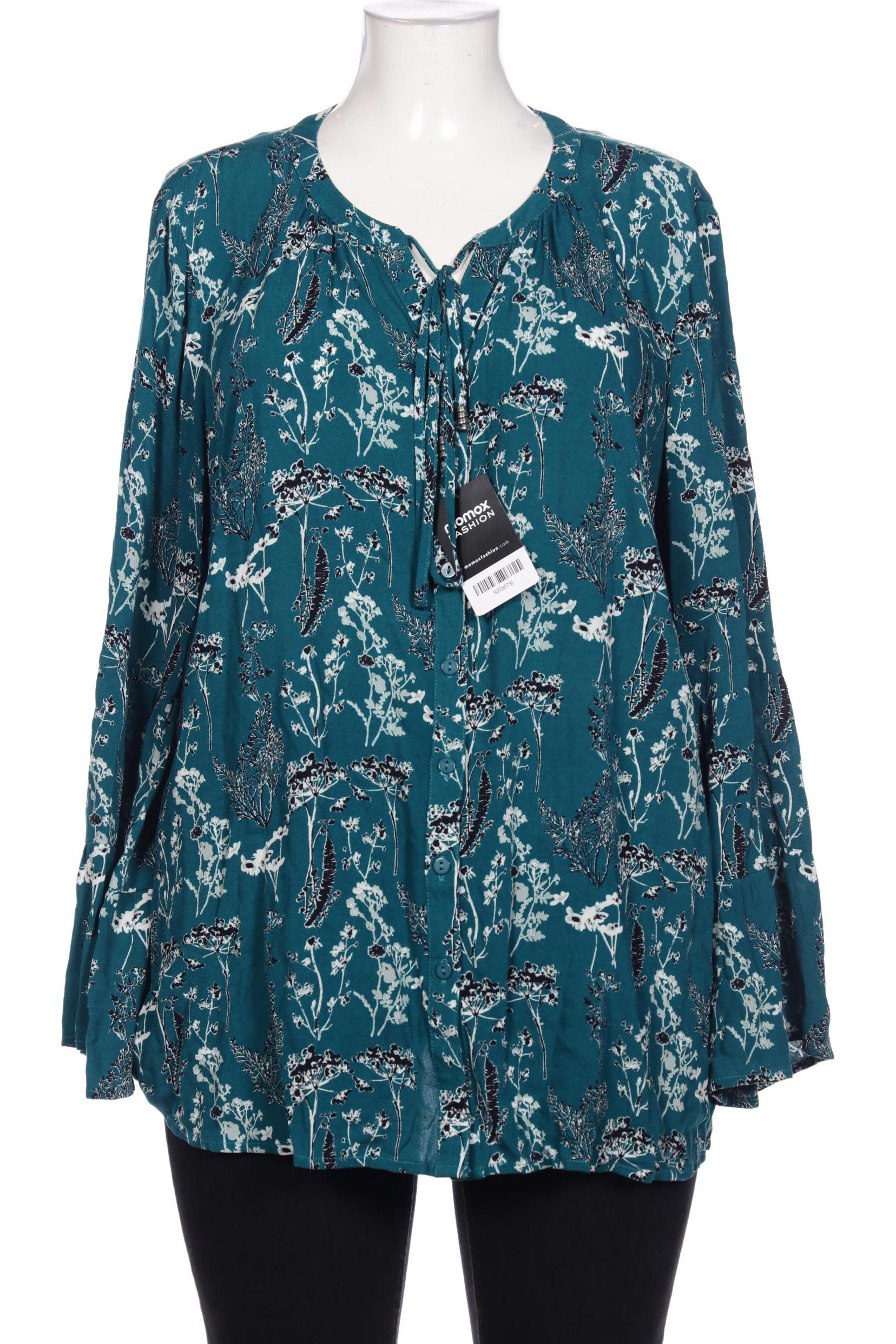 

Ulla Popken Damen Bluse, türkis, Gr. 42