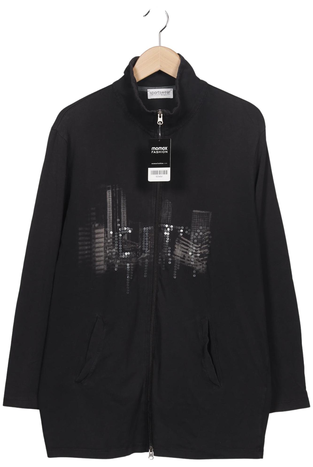 

Ulla Popken Damen Sweatshirt, schwarz, Gr. 46