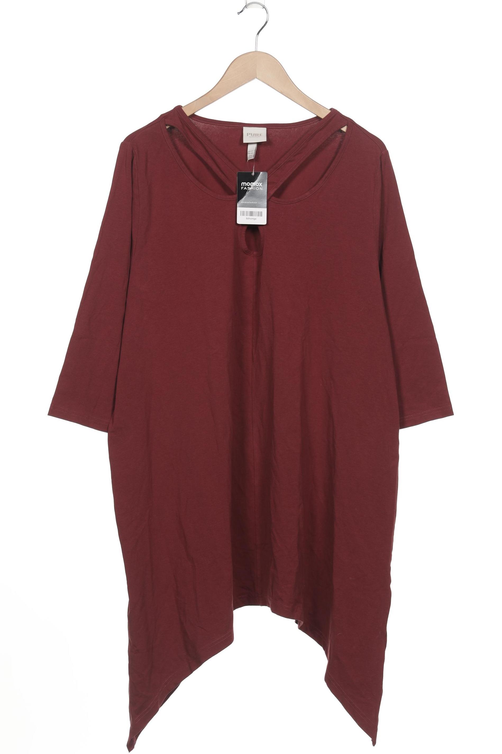 

Ulla Popken Damen Langarmshirt, bordeaux, Gr. 50