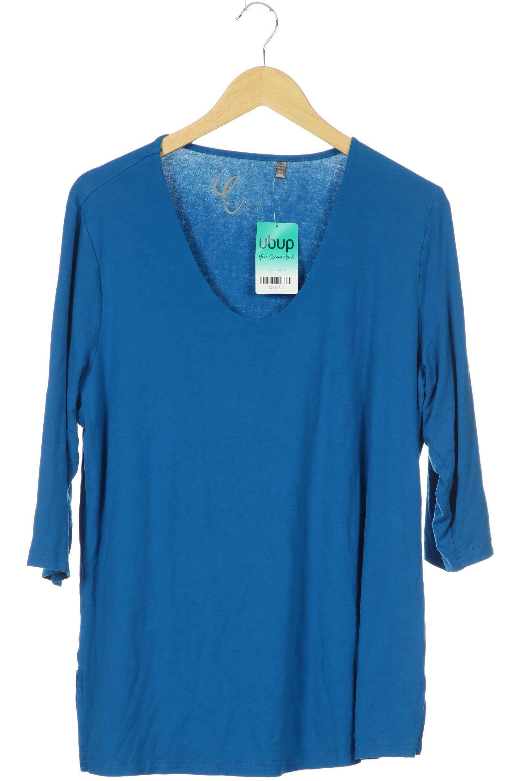 

Ulla Popken Damen Bluse, blau, Gr. 46