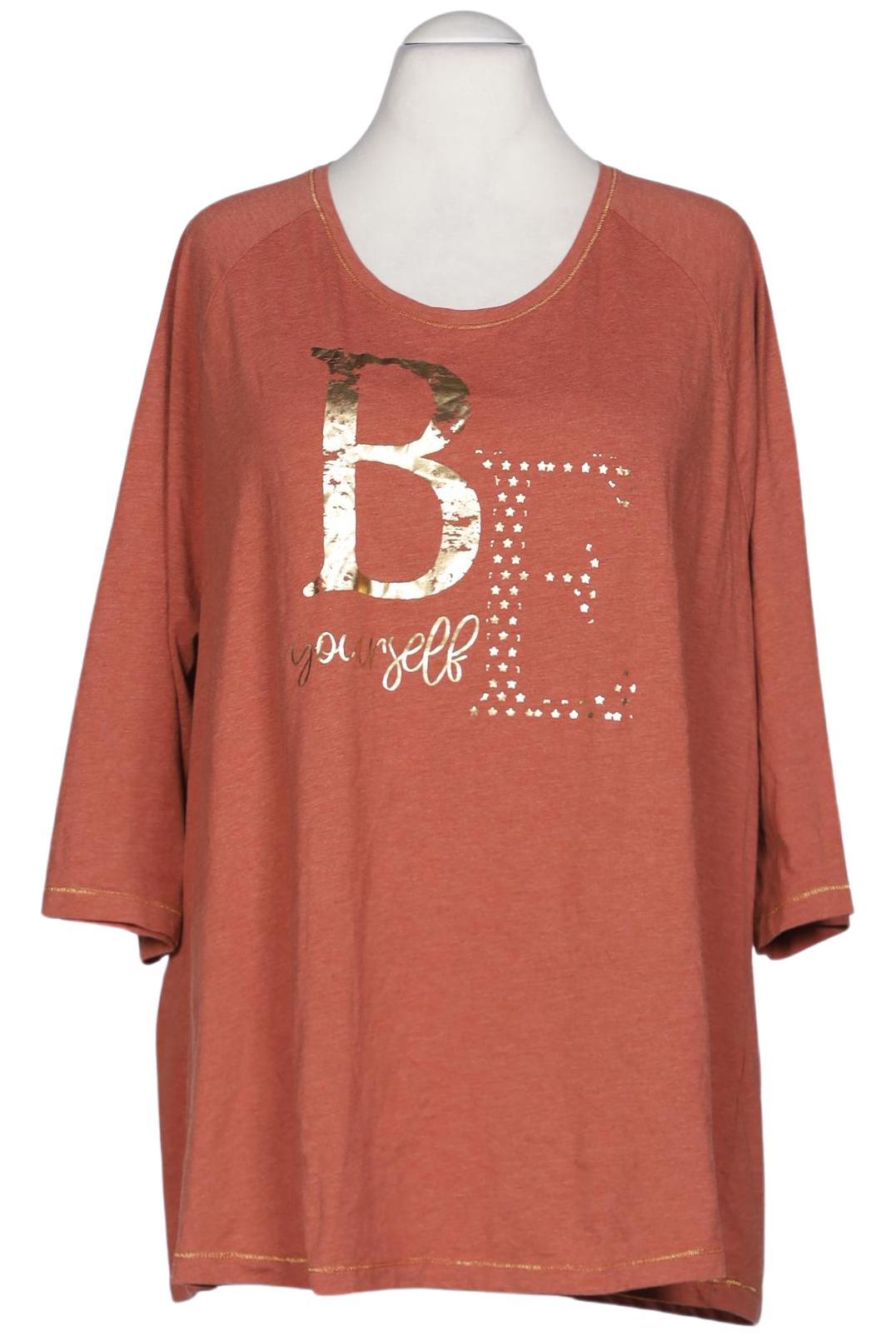 

Ulla Popken Damen Langarmshirt, orange, Gr. 52