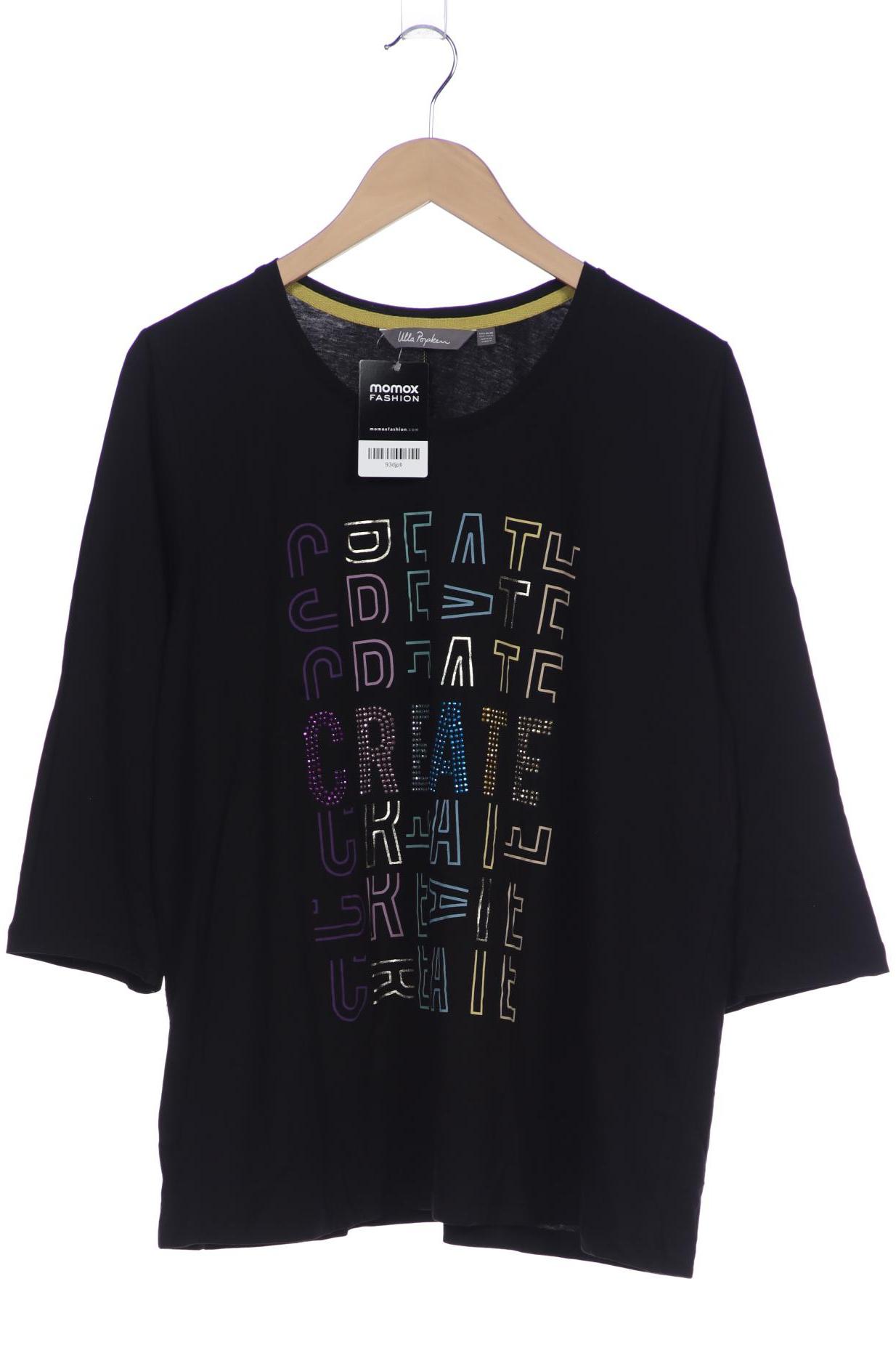 

Ulla Popken Damen Langarmshirt, schwarz, Gr. 46