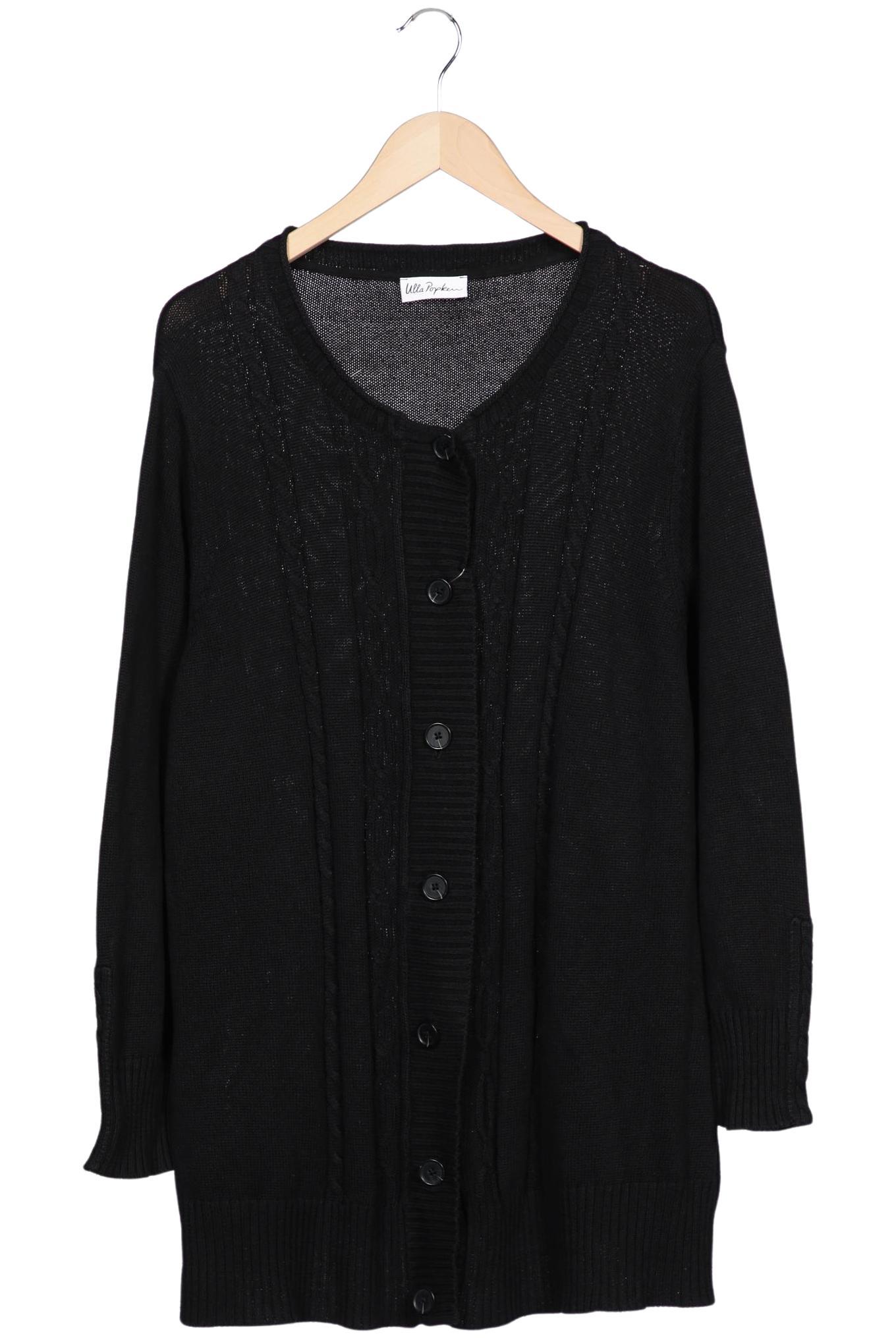 

Ulla Popken Damen Strickjacke, schwarz, Gr. 50