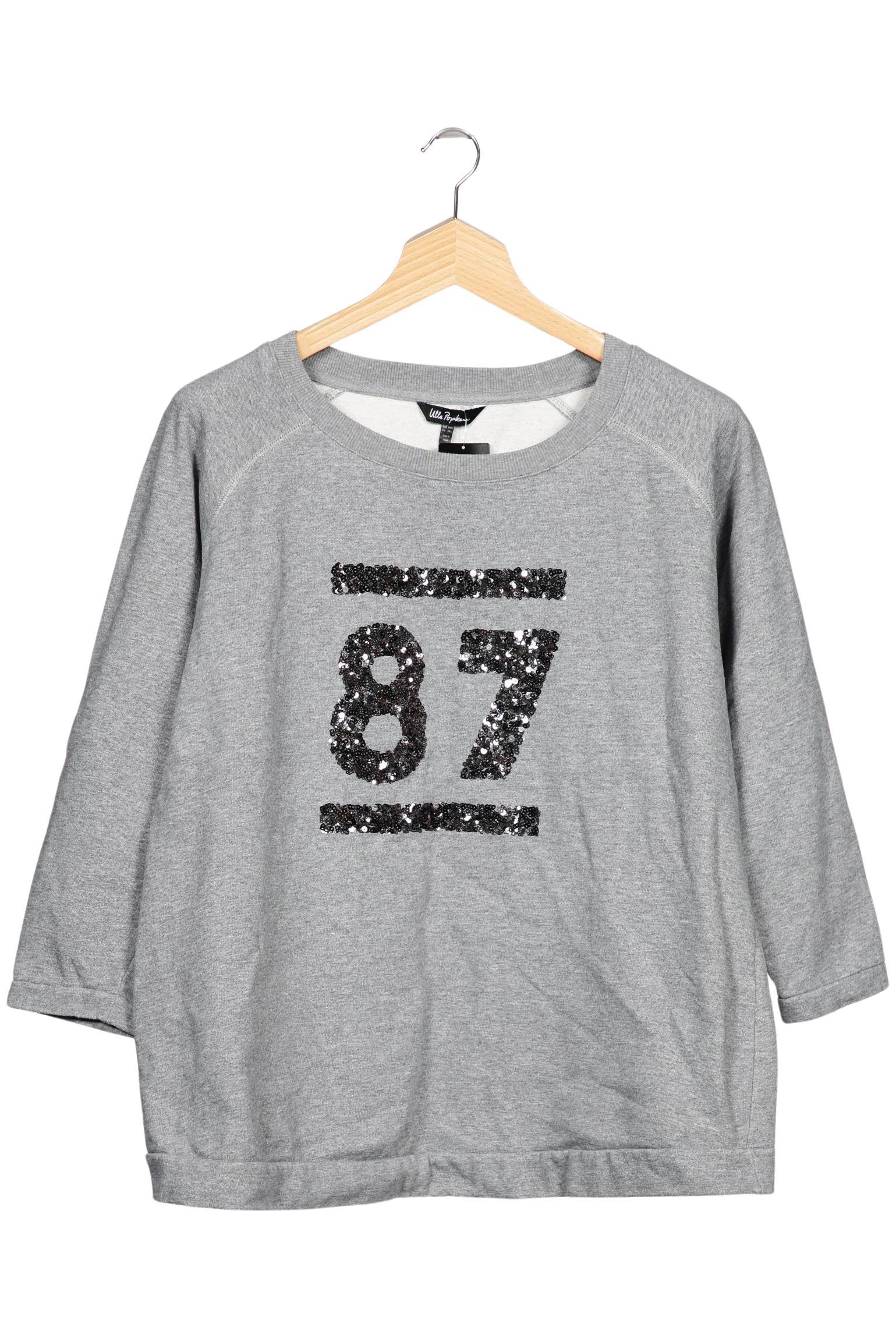 

Ulla Popken Damen Sweatshirt, grau, Gr. 50