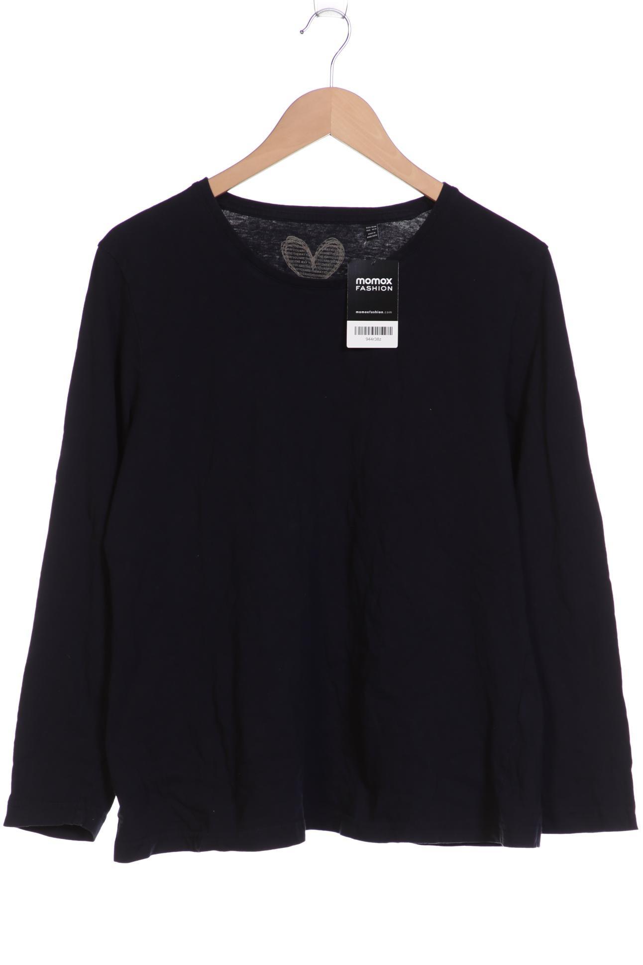 

Ulla Popken Damen Langarmshirt, marineblau, Gr. 46