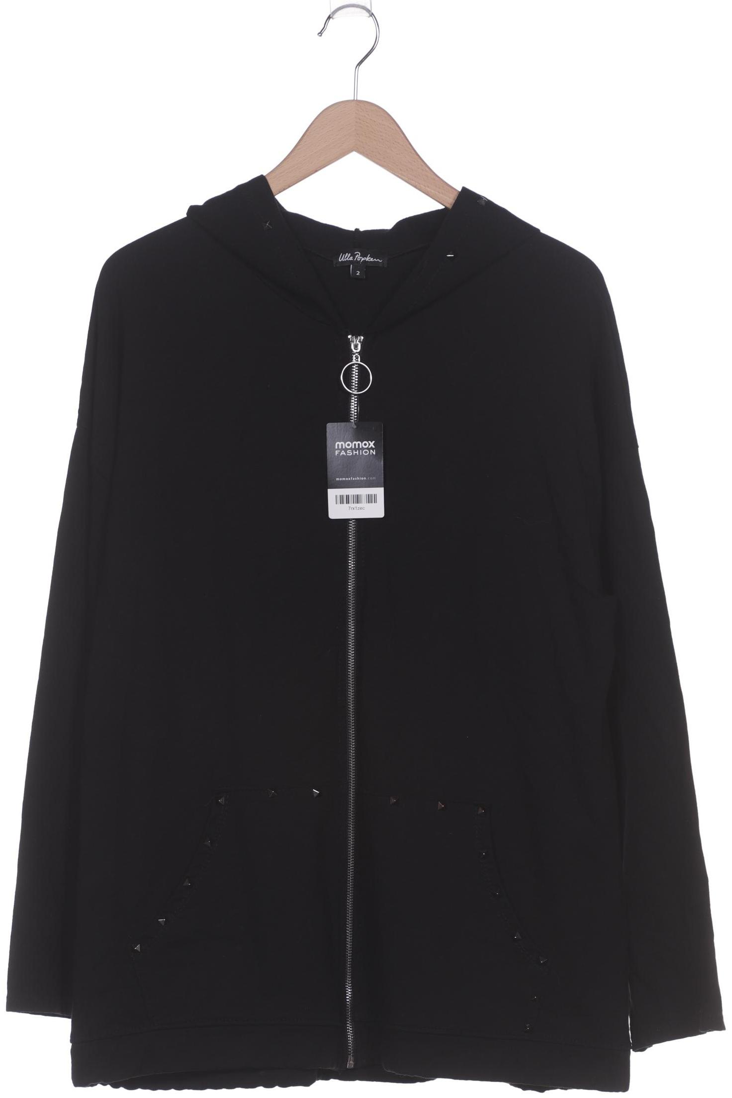 

Ulla Popken Damen Kapuzenpullover, schwarz, Gr. 46