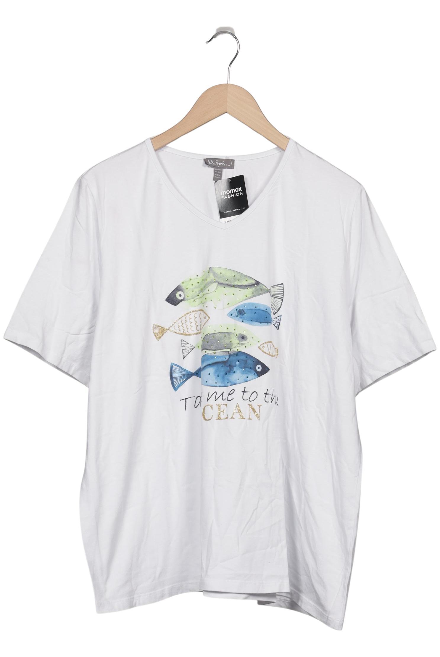 

Ulla Popken Damen T-Shirt, weiß, Gr. 50