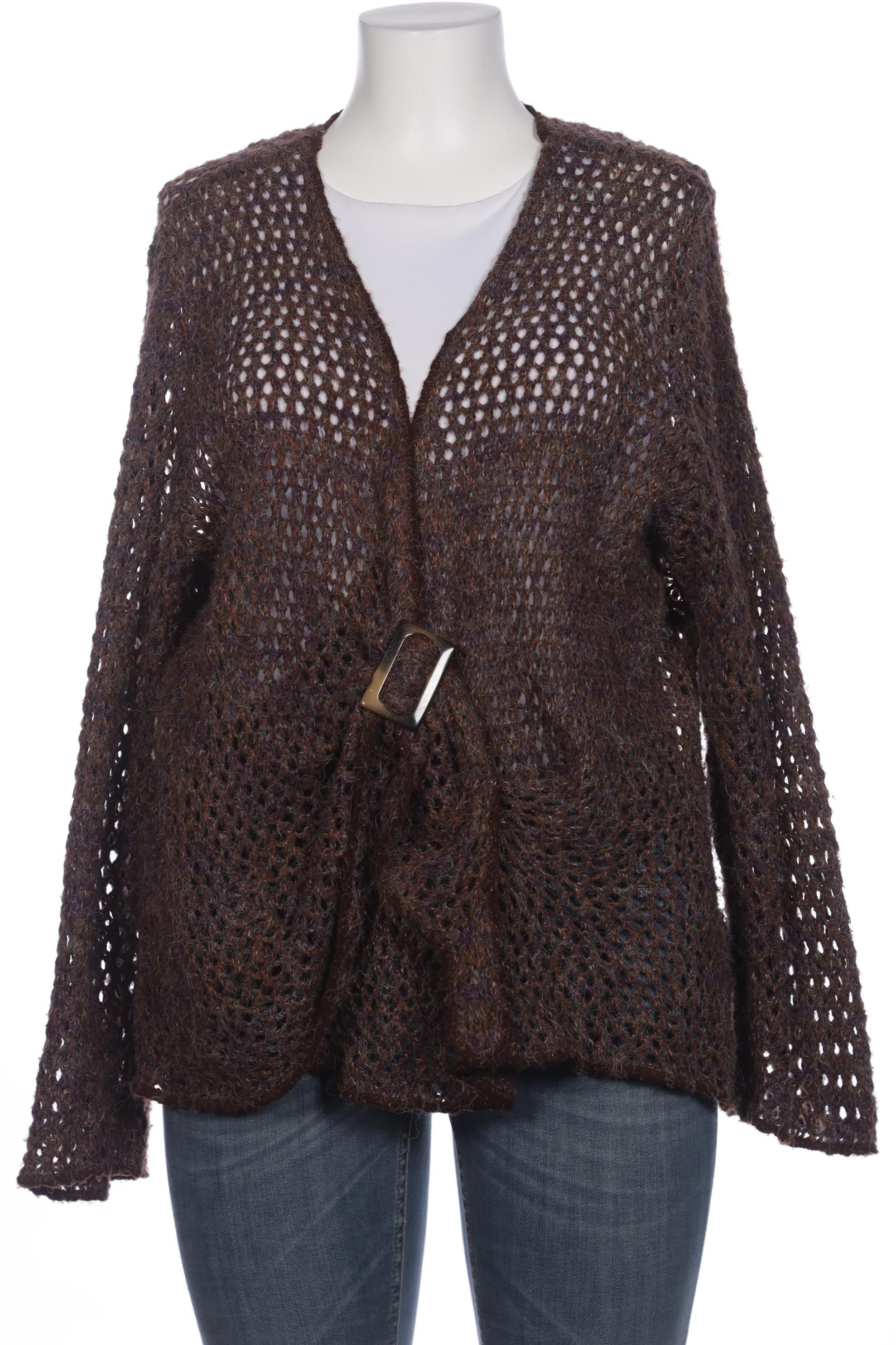 

Ulla Popken Damen Strickjacke, braun, Gr. 50