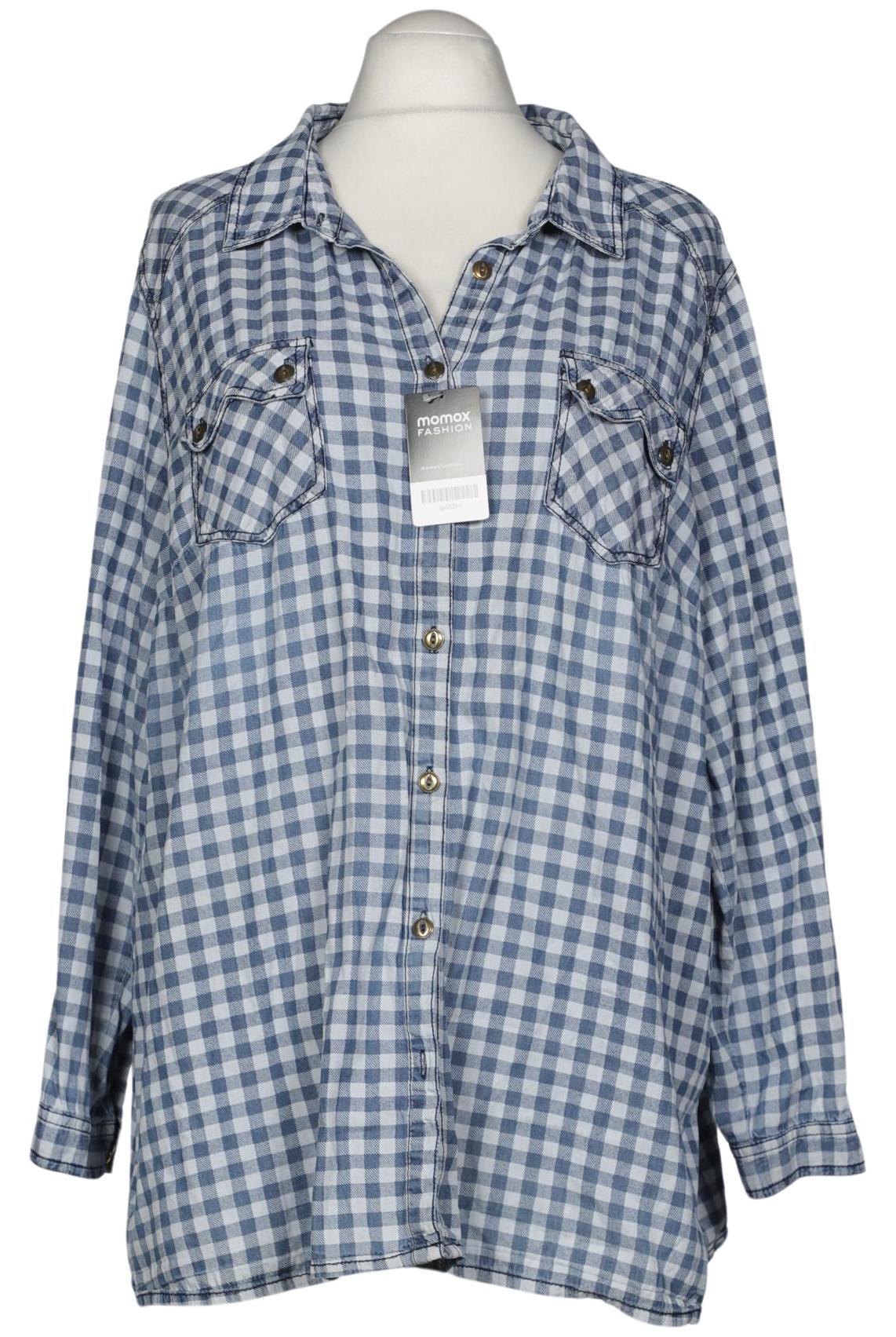 

Ulla Popken Damen Bluse, blau, Gr. 54