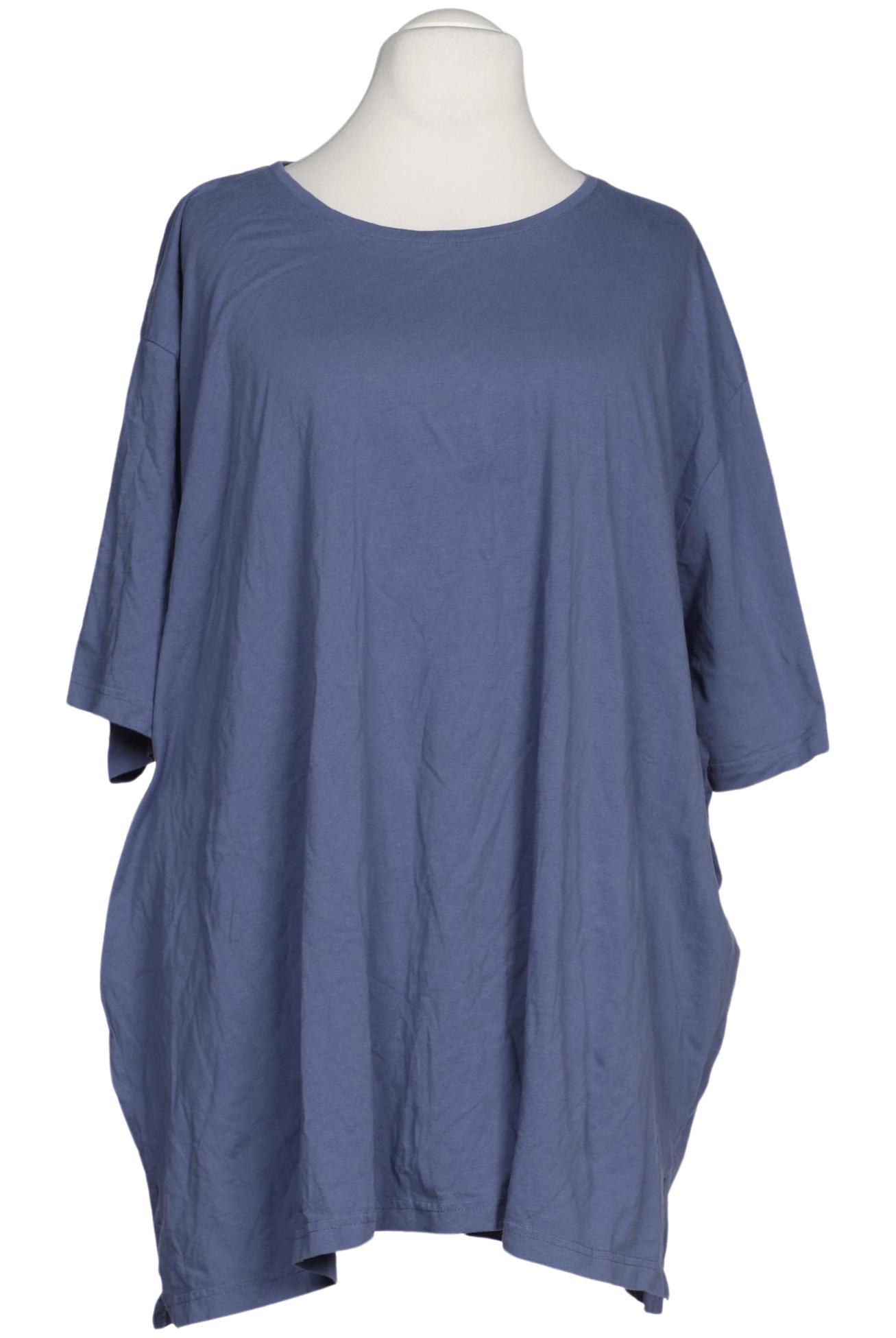 

Ulla Popken Damen T-Shirt, blau, Gr. 66