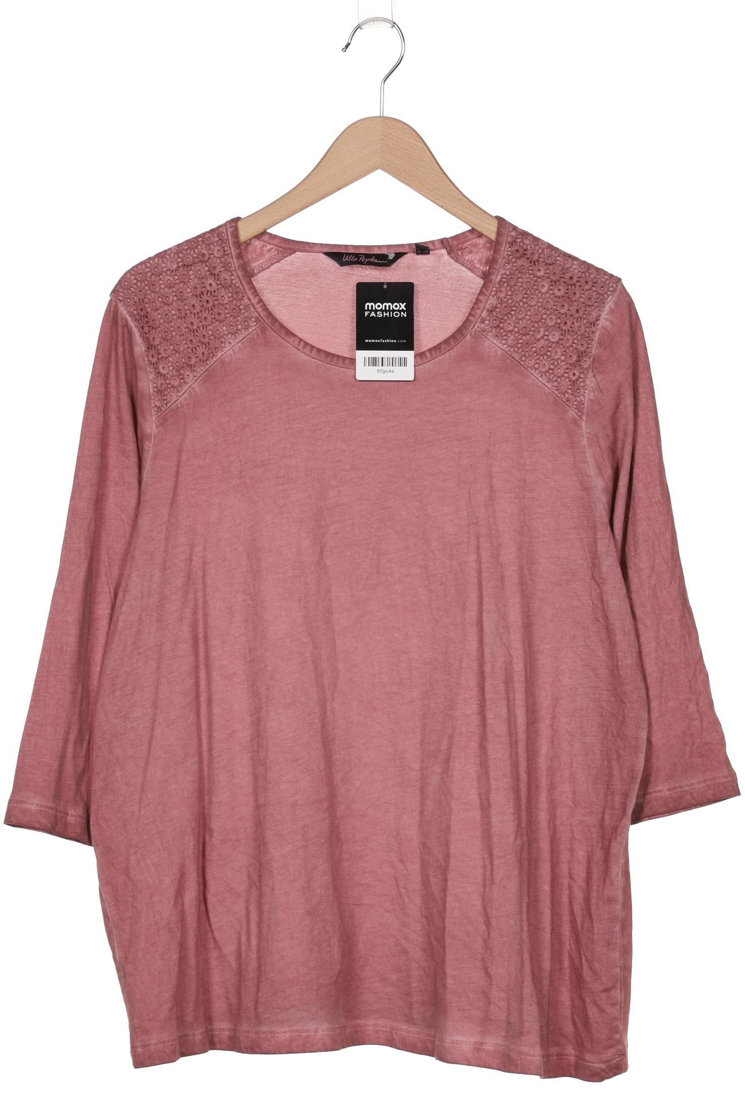 

Ulla Popken Damen Langarmshirt, pink, Gr. 46